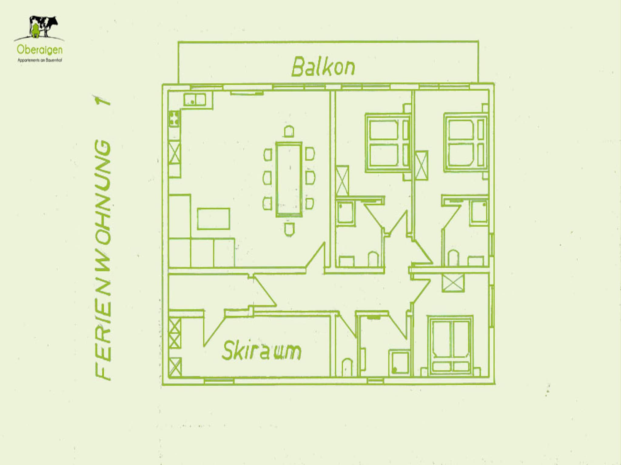 度假住宅 Apartment Oberaigen M