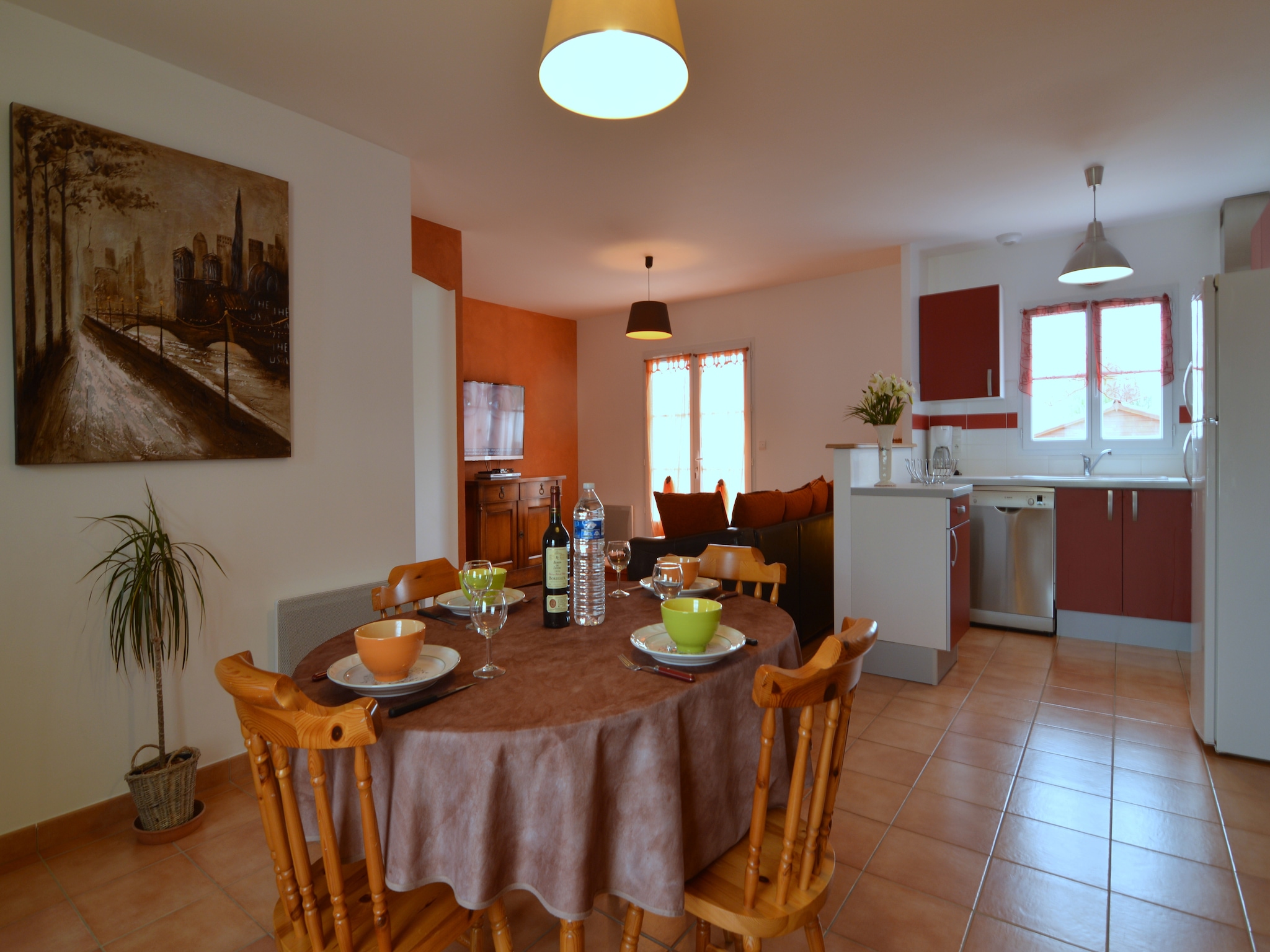   Maison vacances chaleureuse proche de la plage