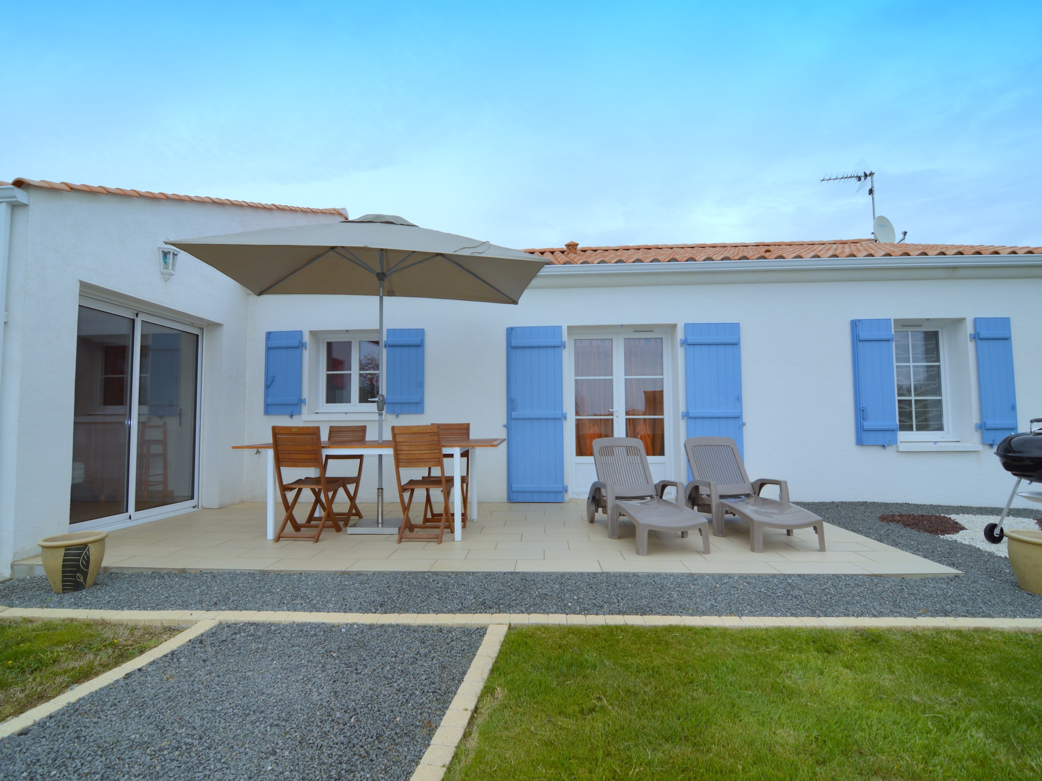   Maison vacances chaleureuse proche de la plage