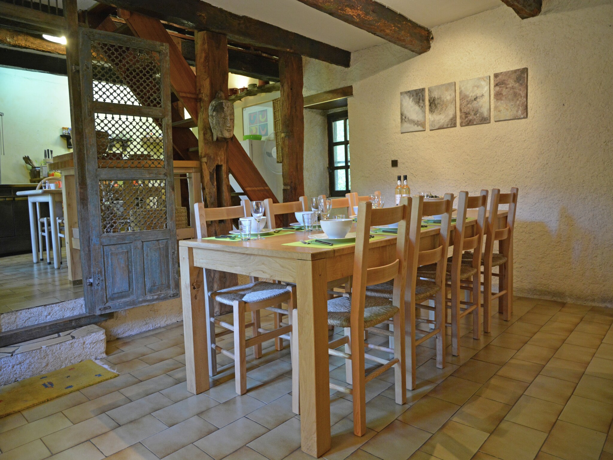 Feriebolig Moulin rivière et piscine