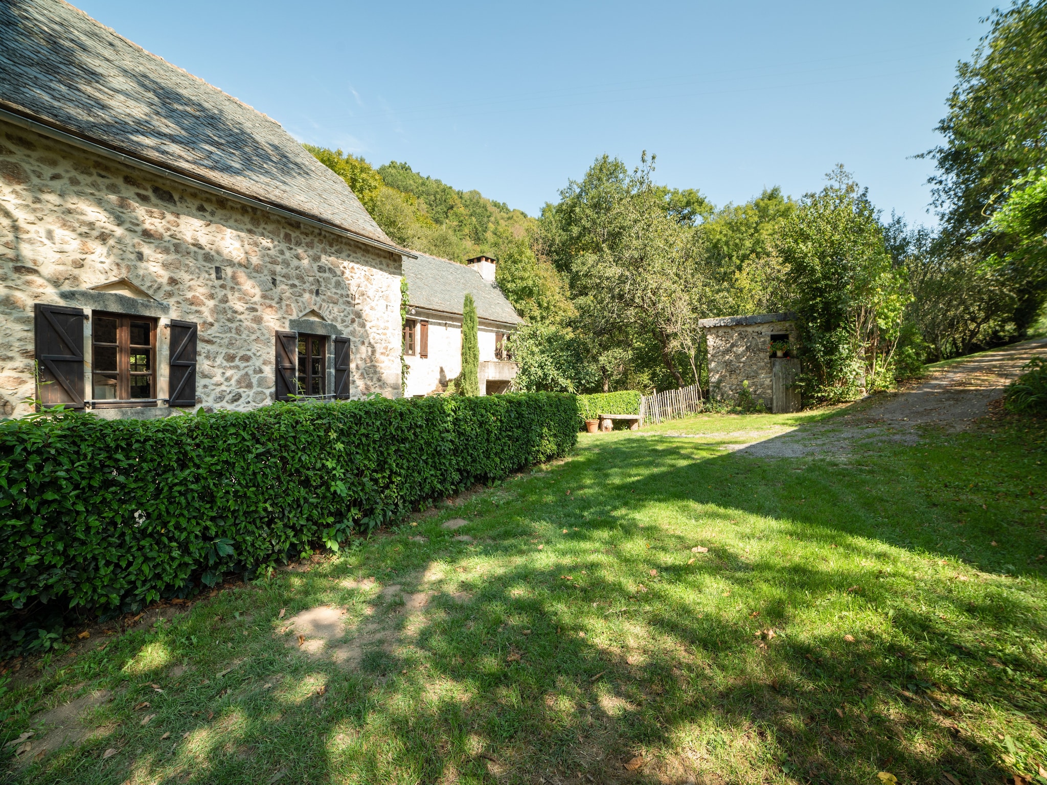 Feriebolig Moulin rivière et piscine