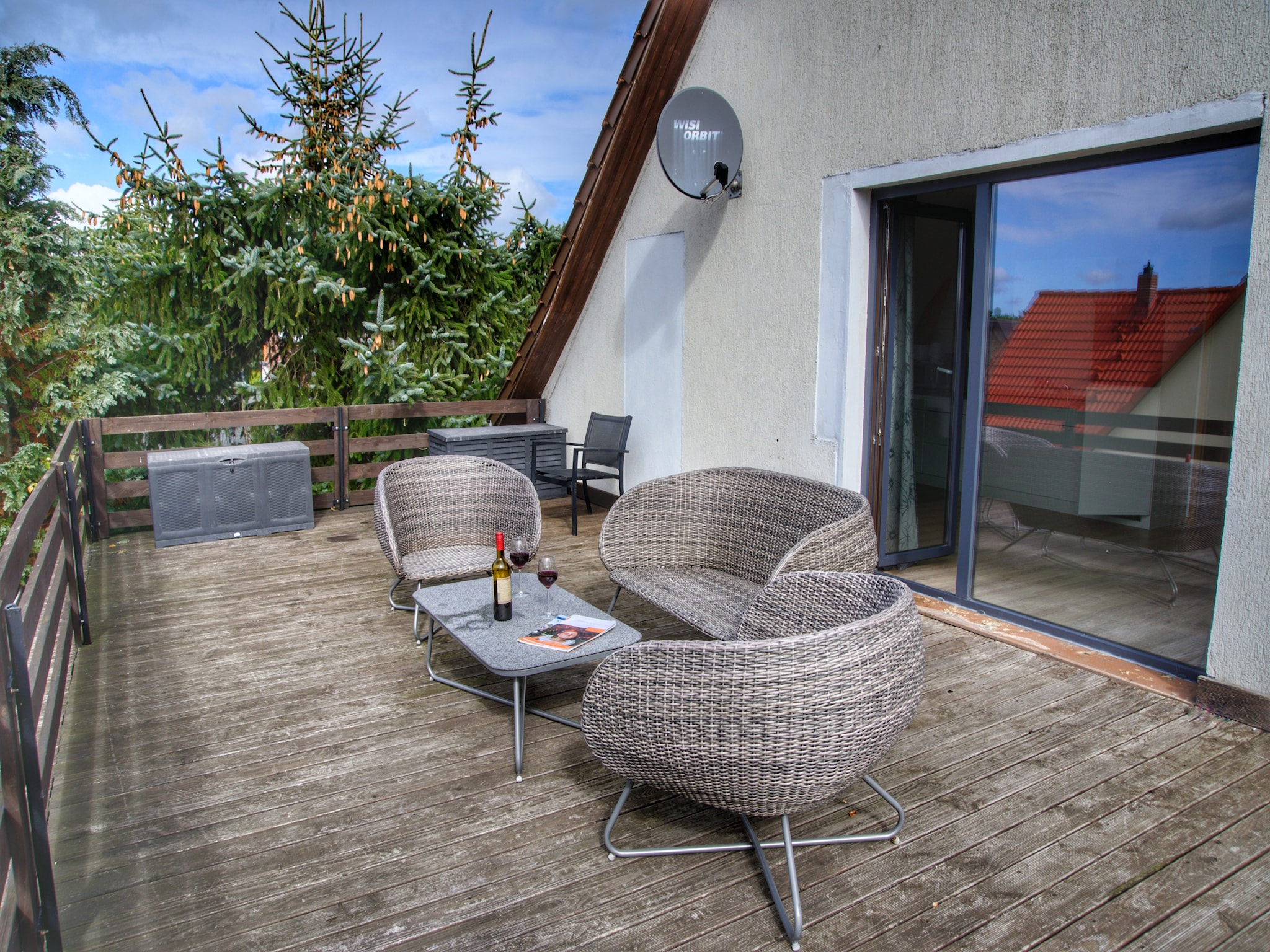 Appartement Ferienwohnung mit großer Dachterrasse