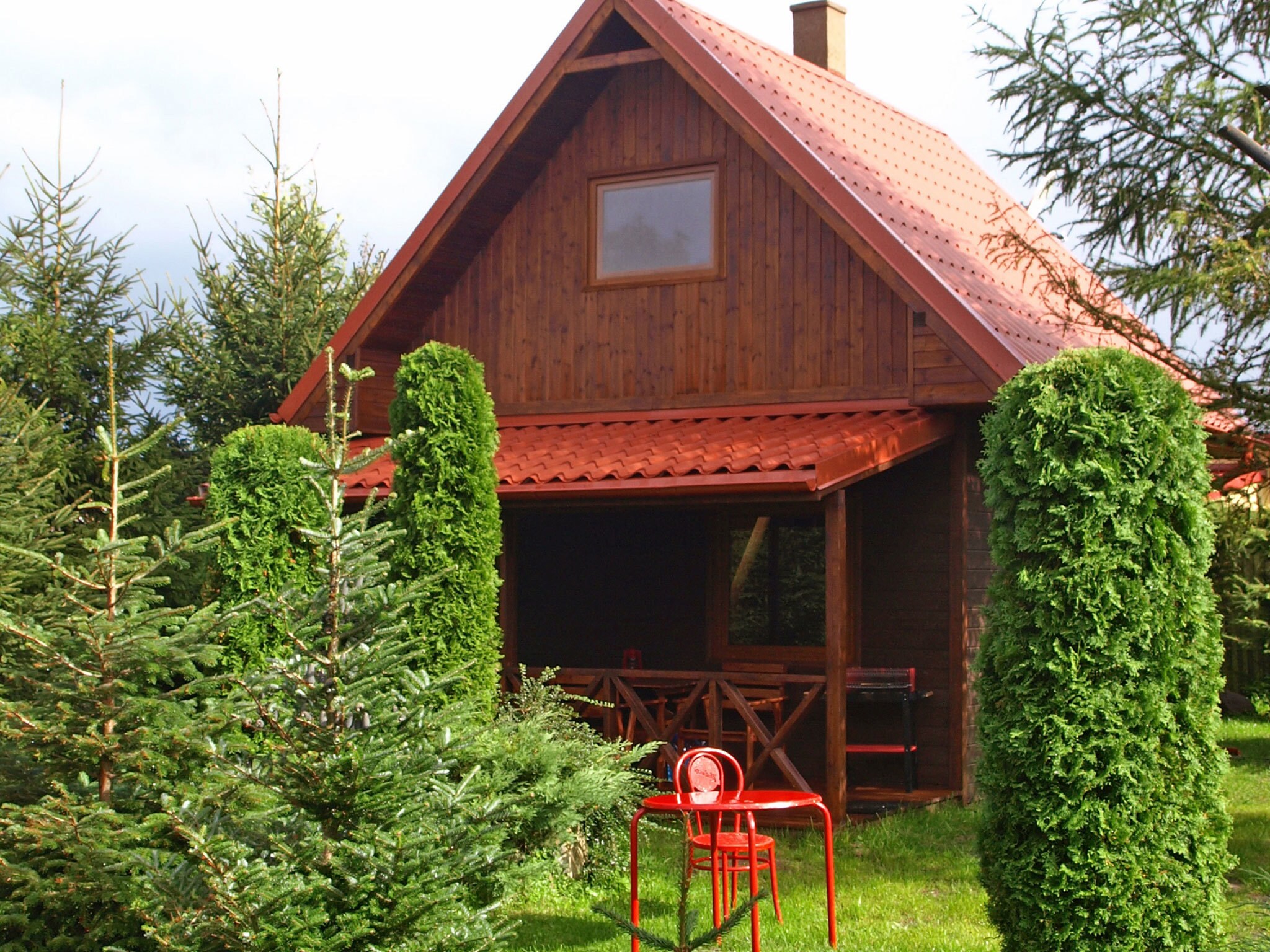   House among beautiful forests