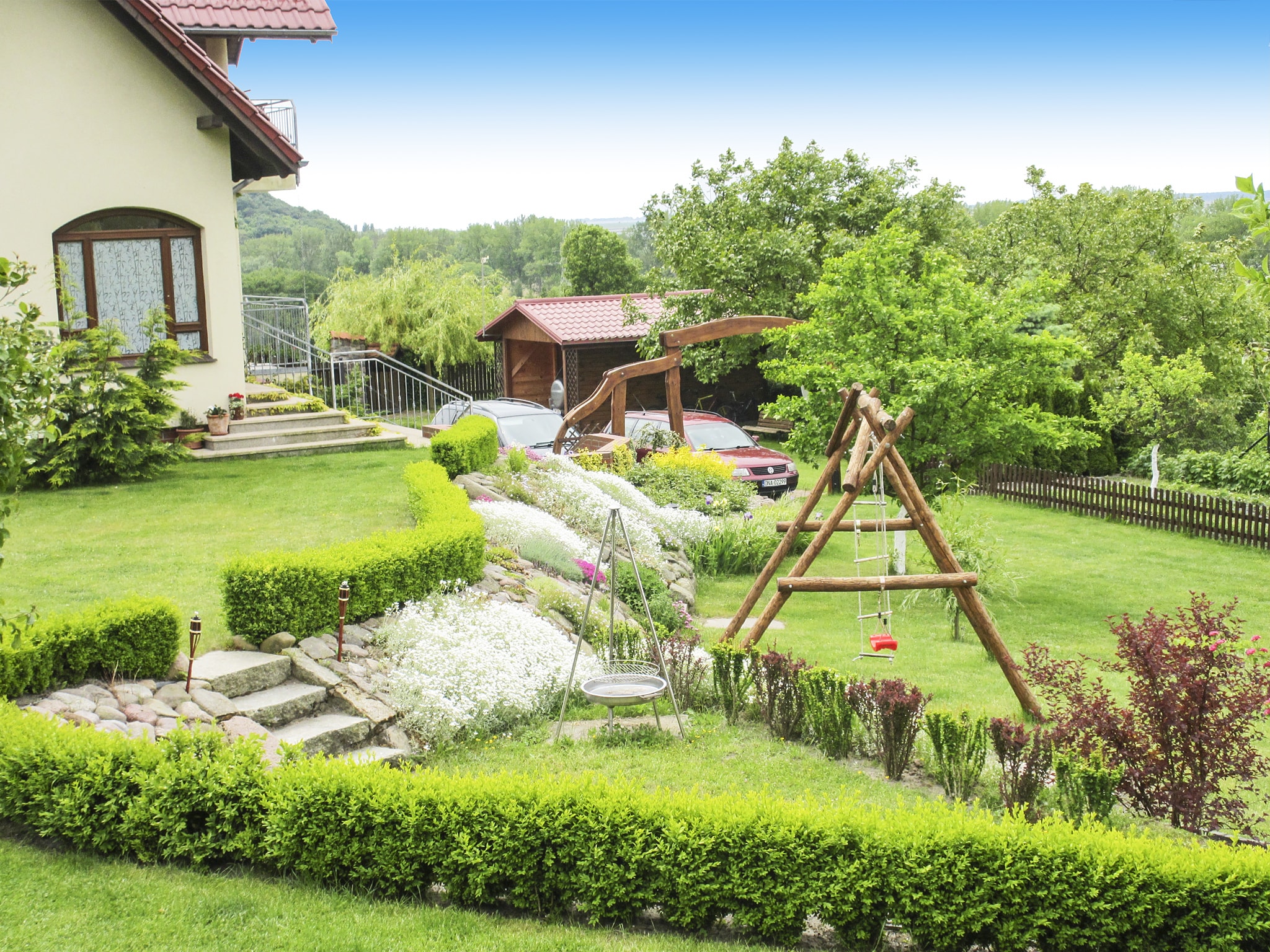   Charming house on a hill