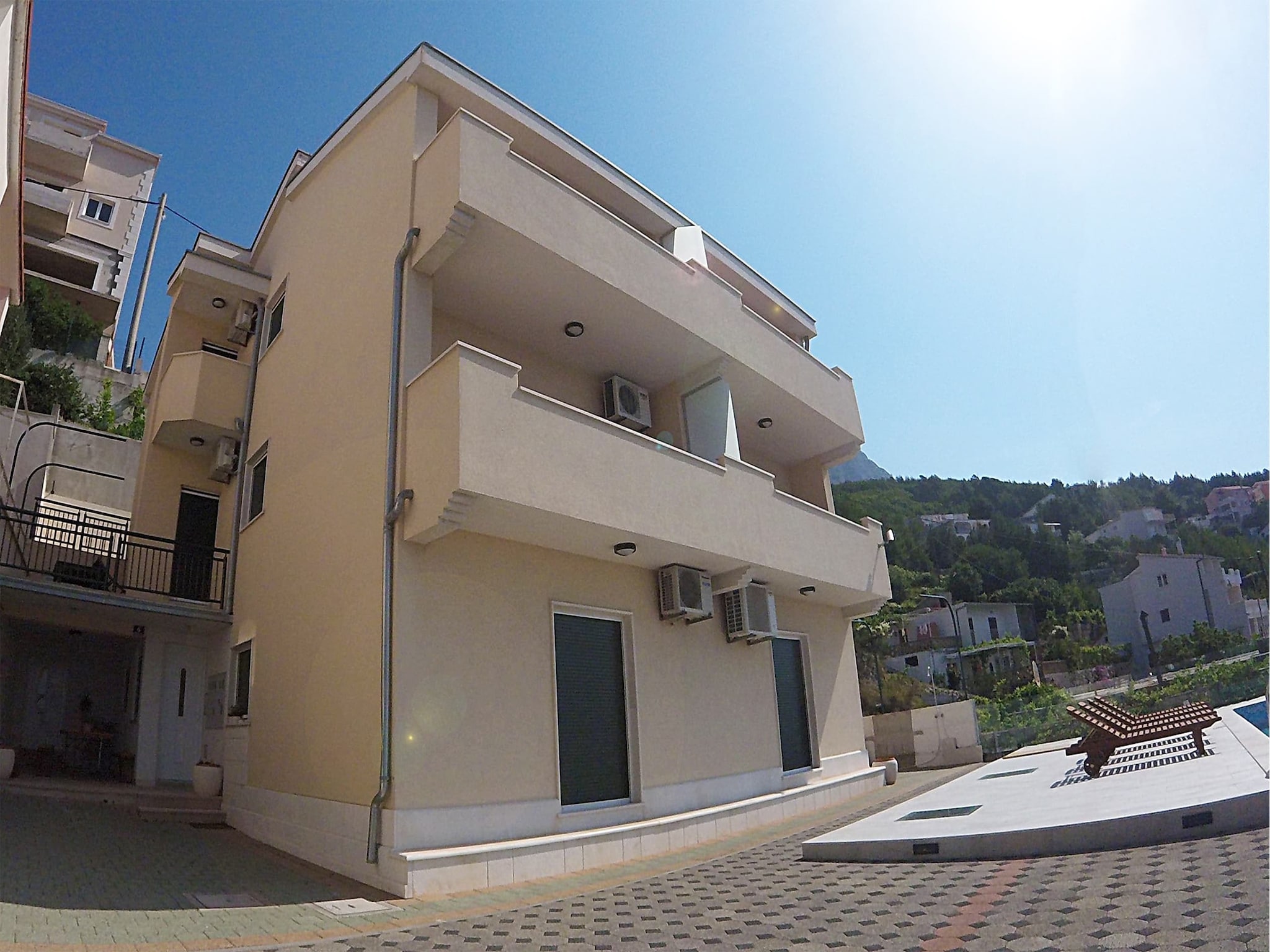 Ferienwohnung Shared pool apartment David - first floor