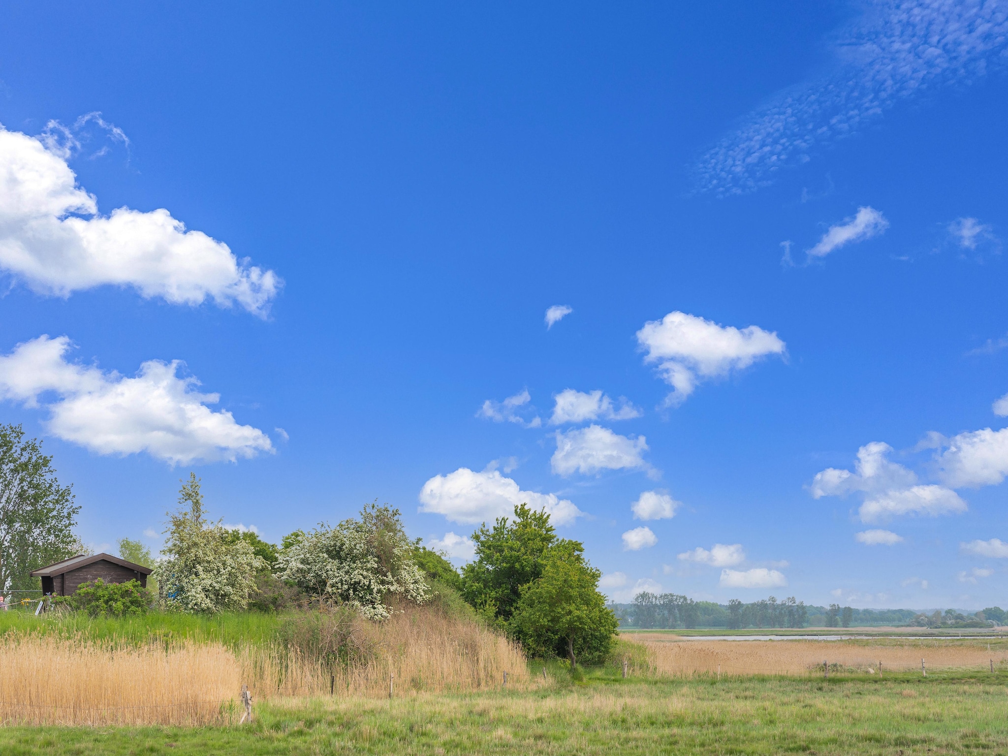 Ferienhaus Poeler Damm Blick