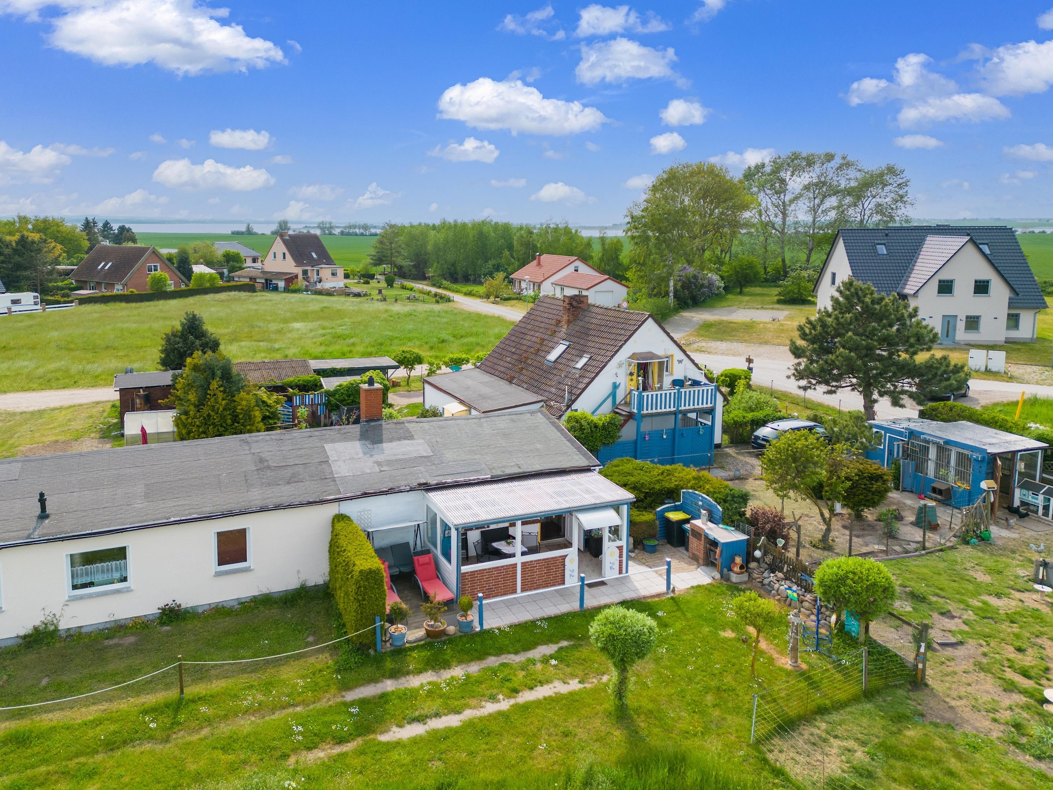Ferienhaus Poeler Damm Blick