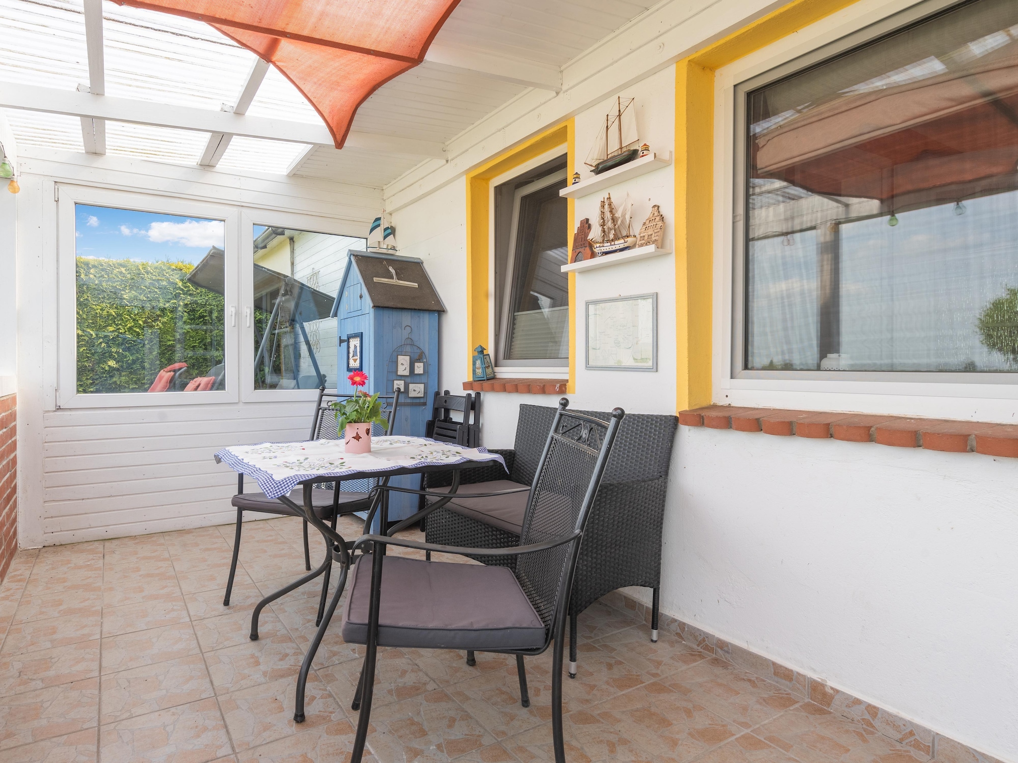 Ferienhaus Poeler Damm Blick