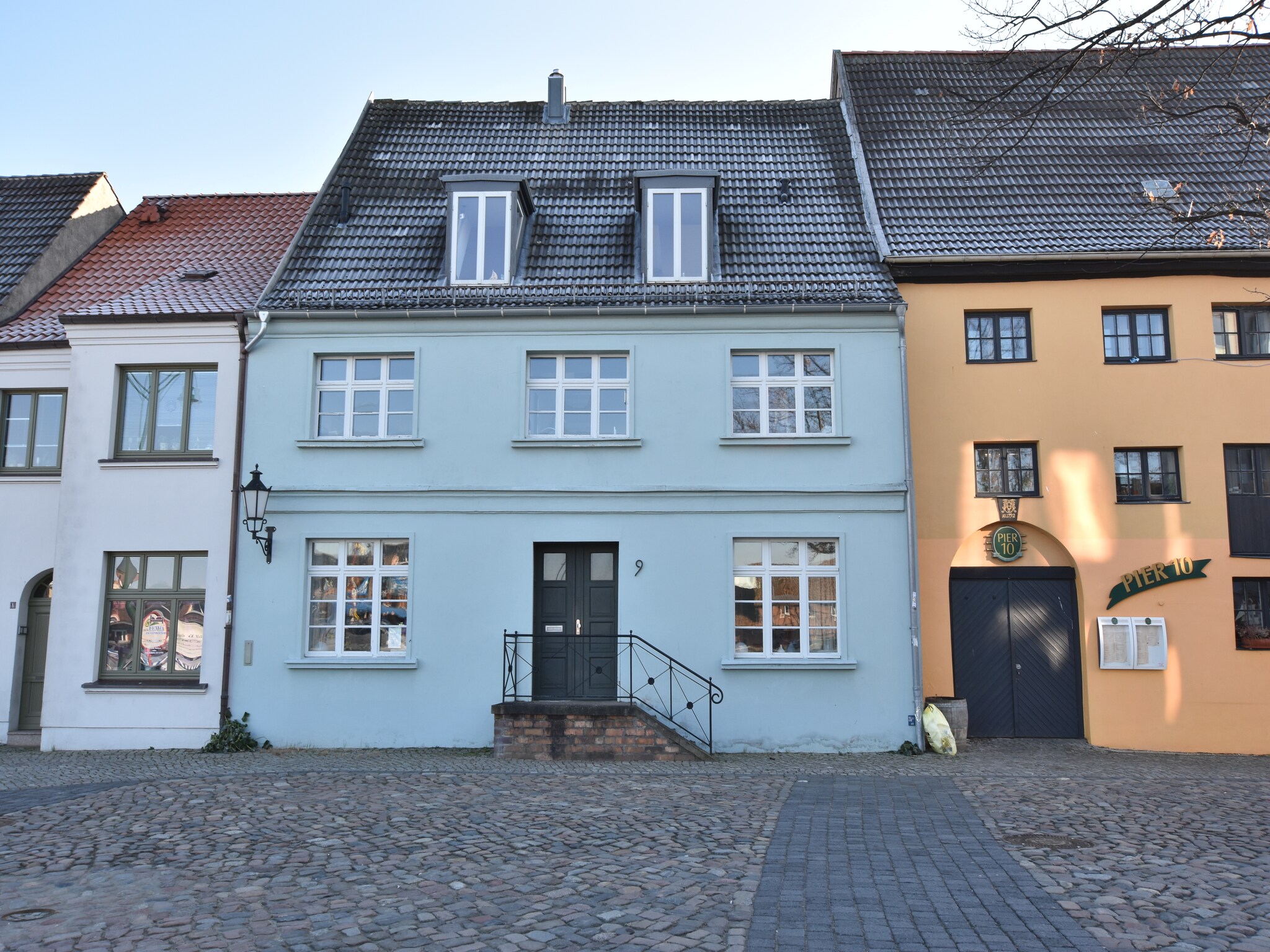 Ferienwohnung Backbord Hansestadt Wismar mit Terrasse