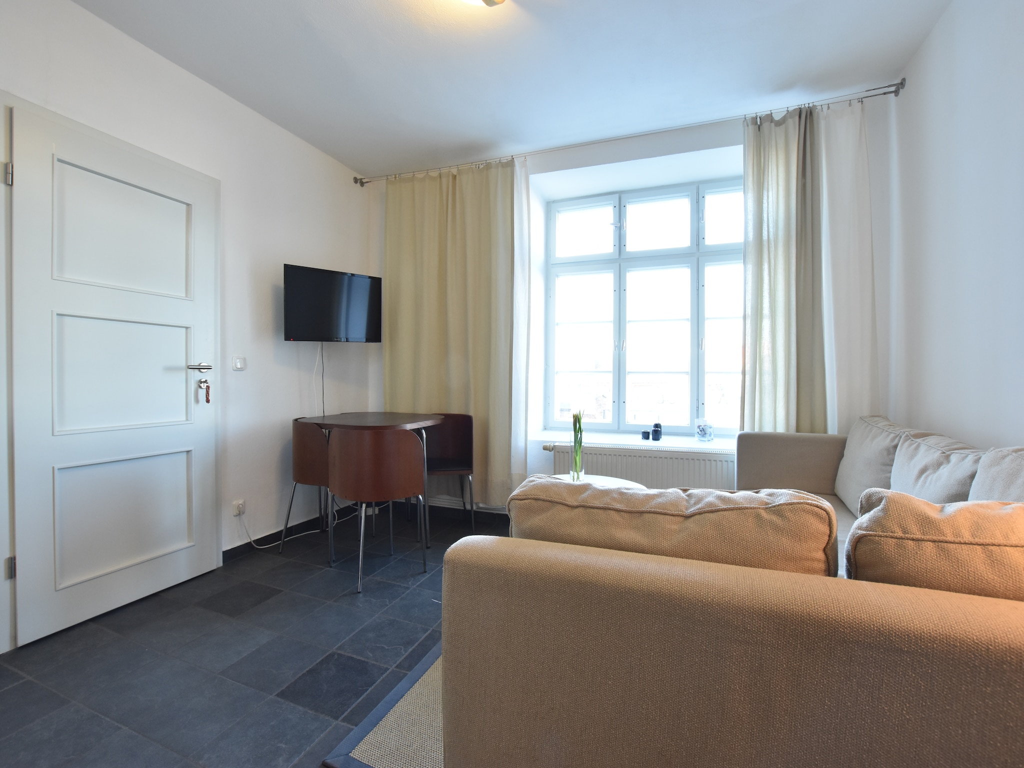 Ferienwohnung Backbord Hansestadt Wismar mit Terrasse