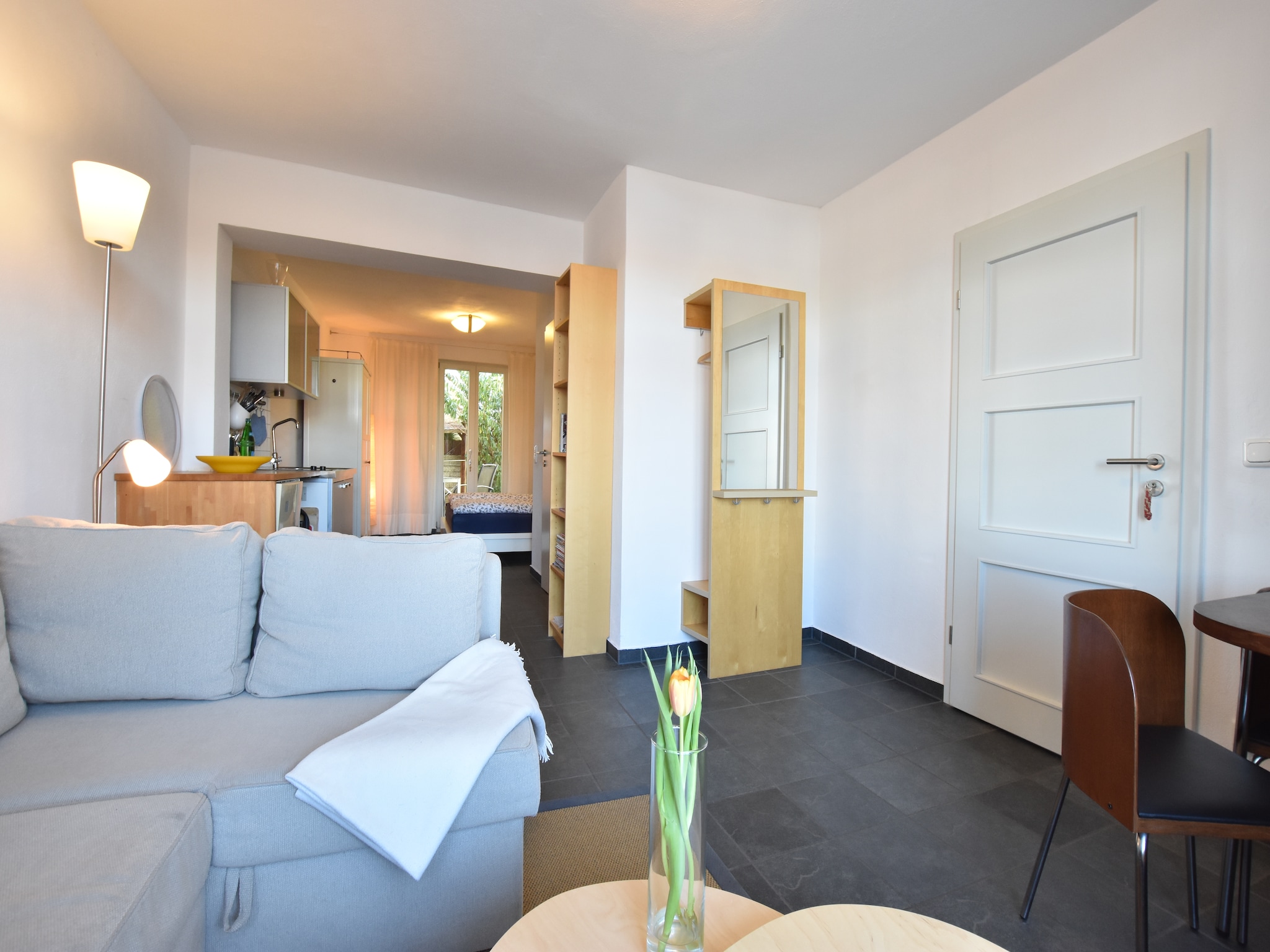 Ferienwohnung Backbord Hansestadt Wismar mit Terrasse