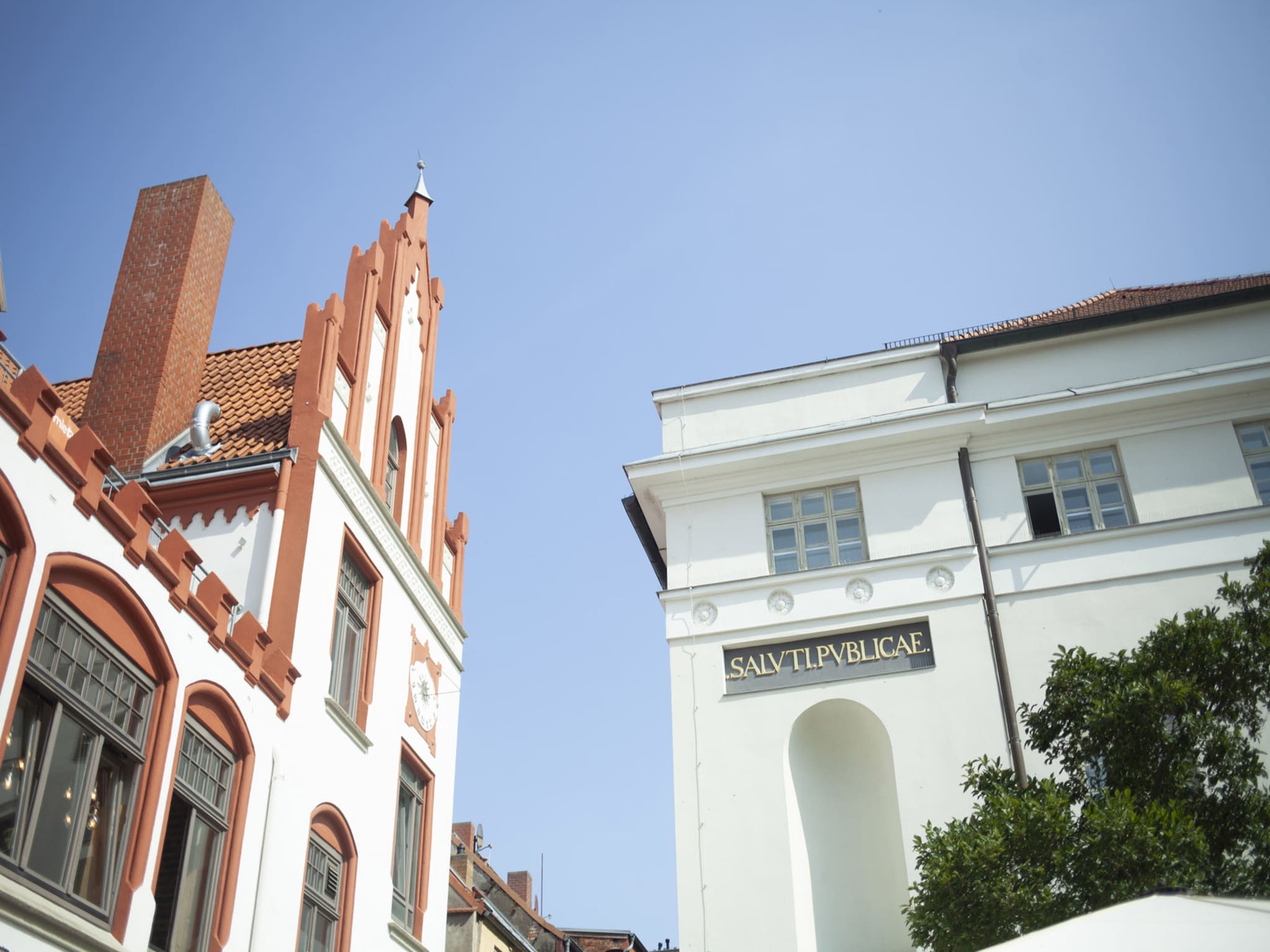 Ferienwohnung Backbord Hansestadt Wismar mit Terrasse
