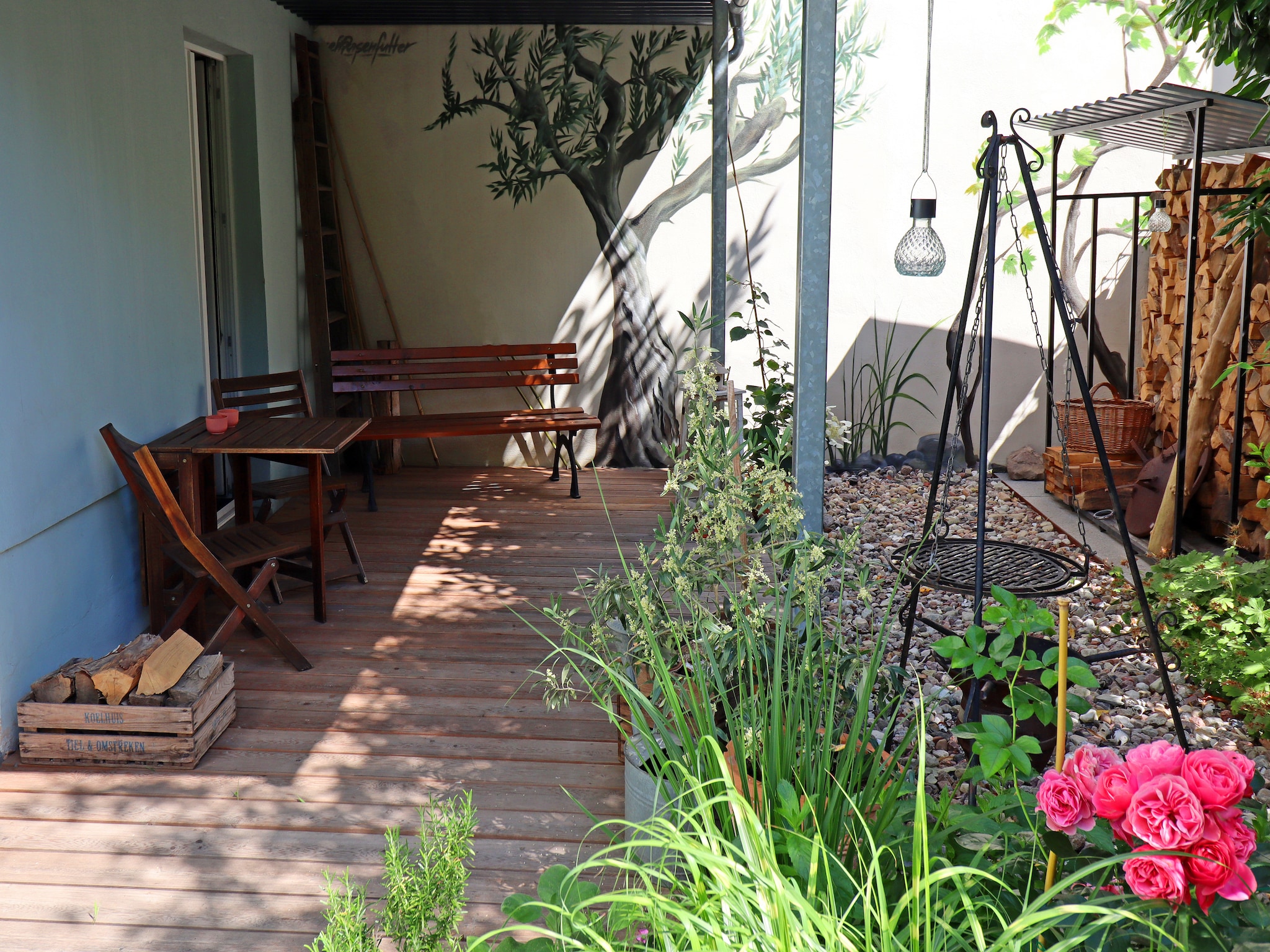 Ferienwohnung Backbord Hansestadt Wismar mit Terrasse