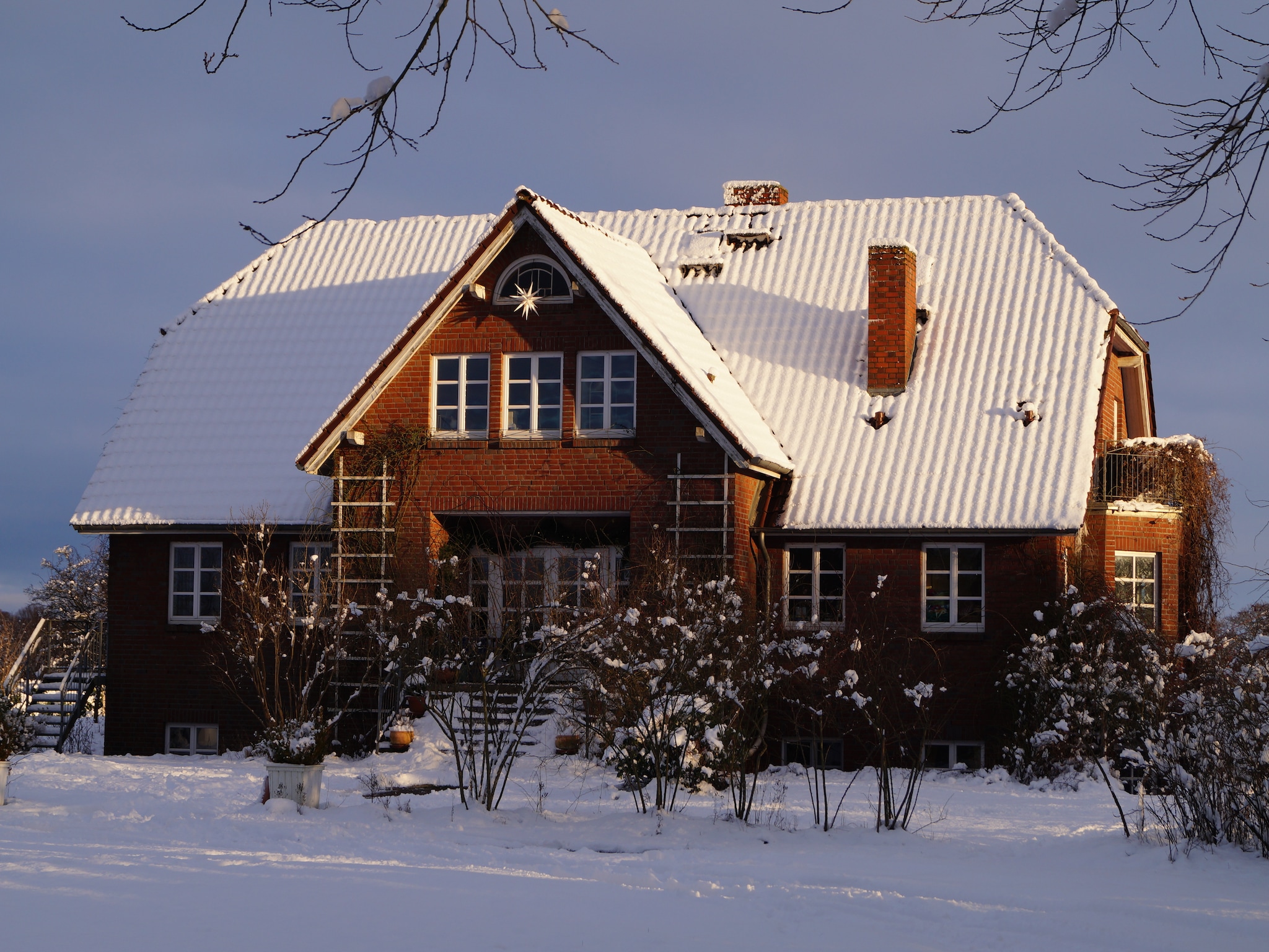 Ferienwohnung romantisches Landhaus mit Kamin
