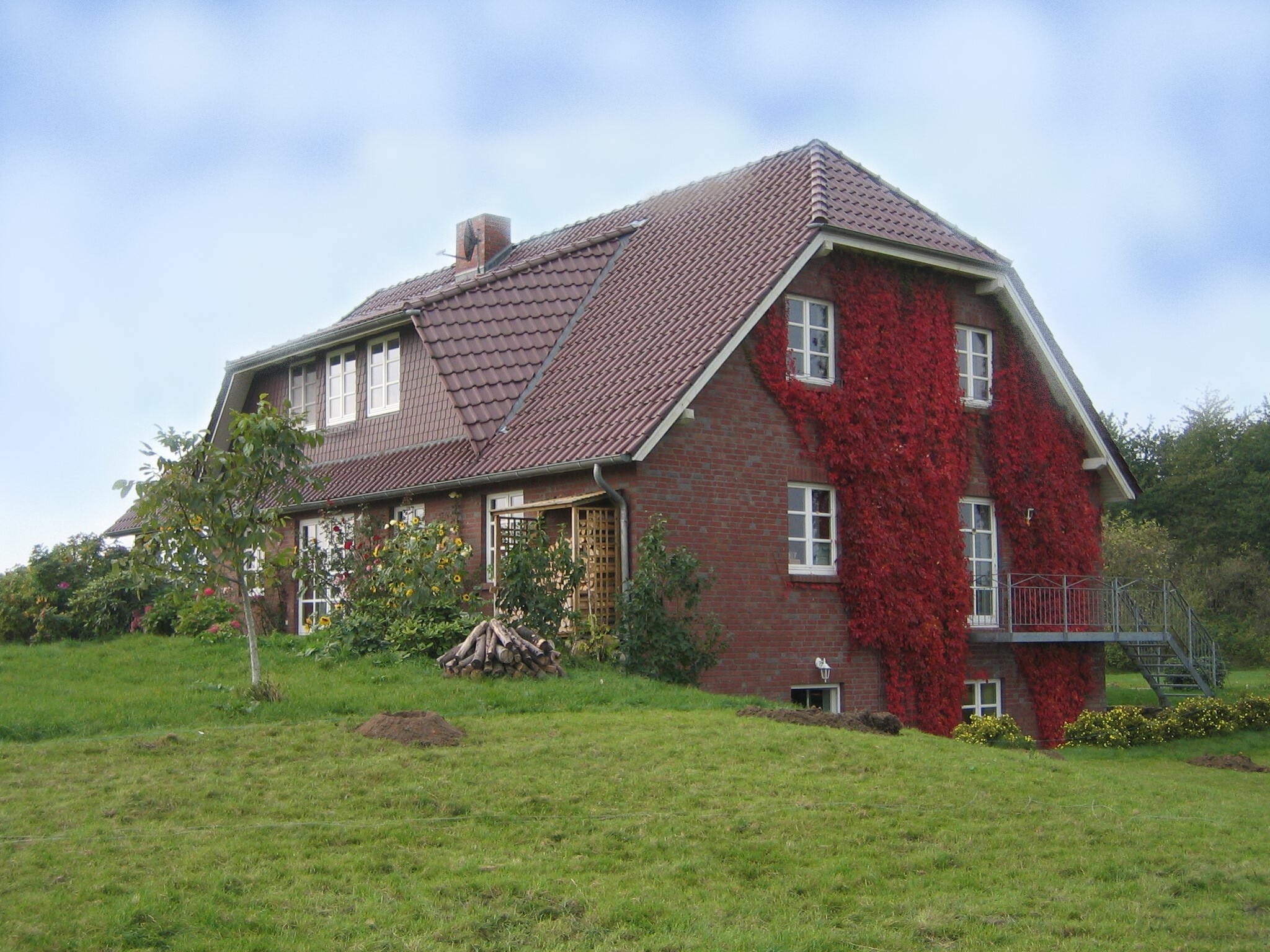 Ferienwohnung romantisches Landhaus mit Kamin