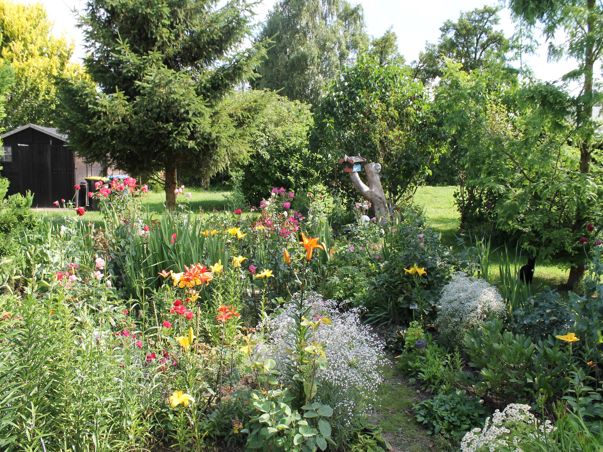 Ferienwohnung Wohnen im Grünen mit großem Garten und G