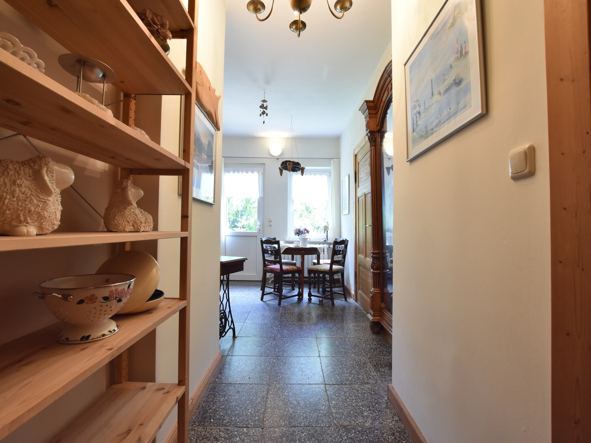 公寓 Romantische Ferienwohnung an der Ostsee mit Garten