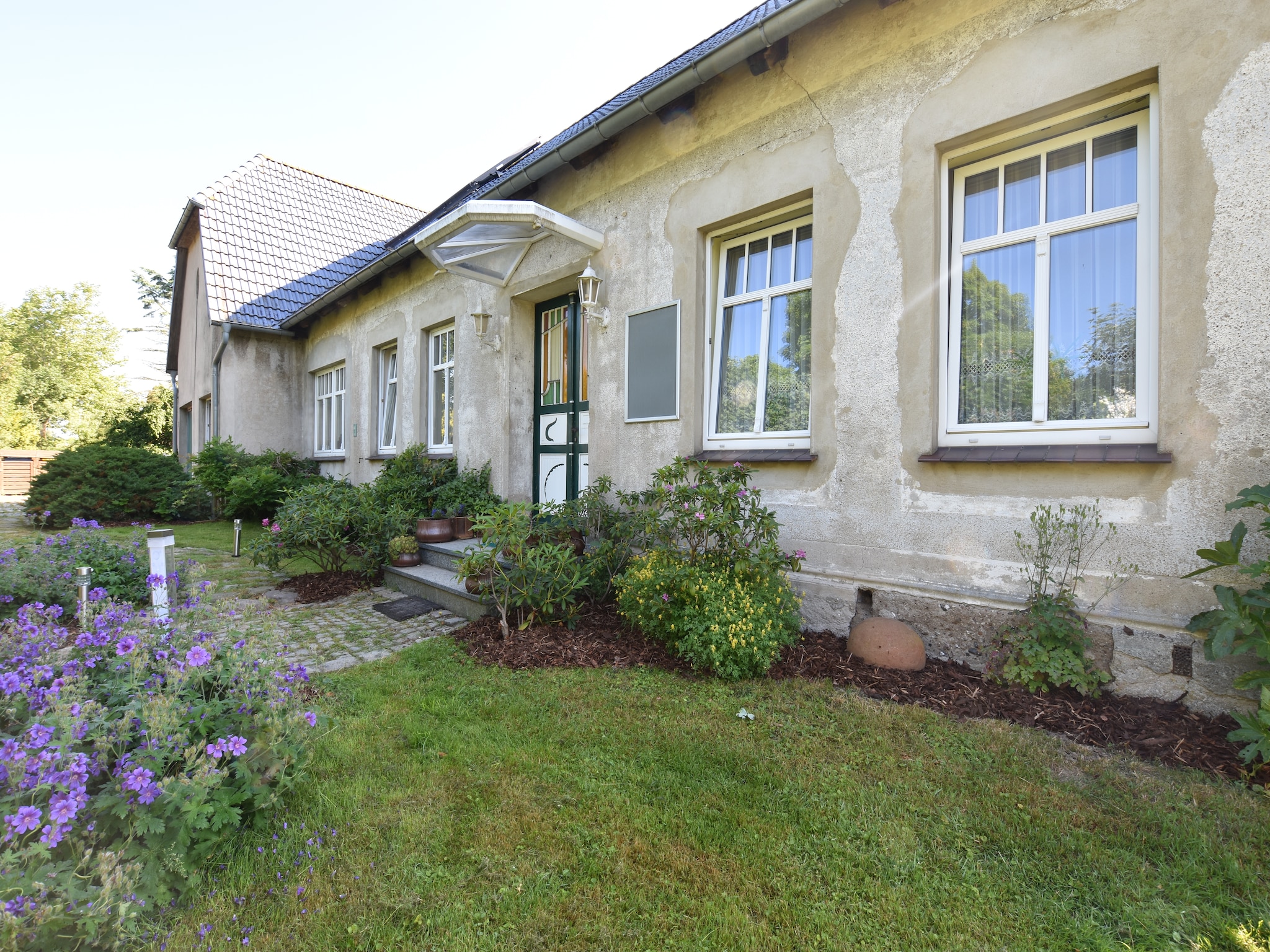 公寓 Romantische Ferienwohnung an der Ostsee mit Garten