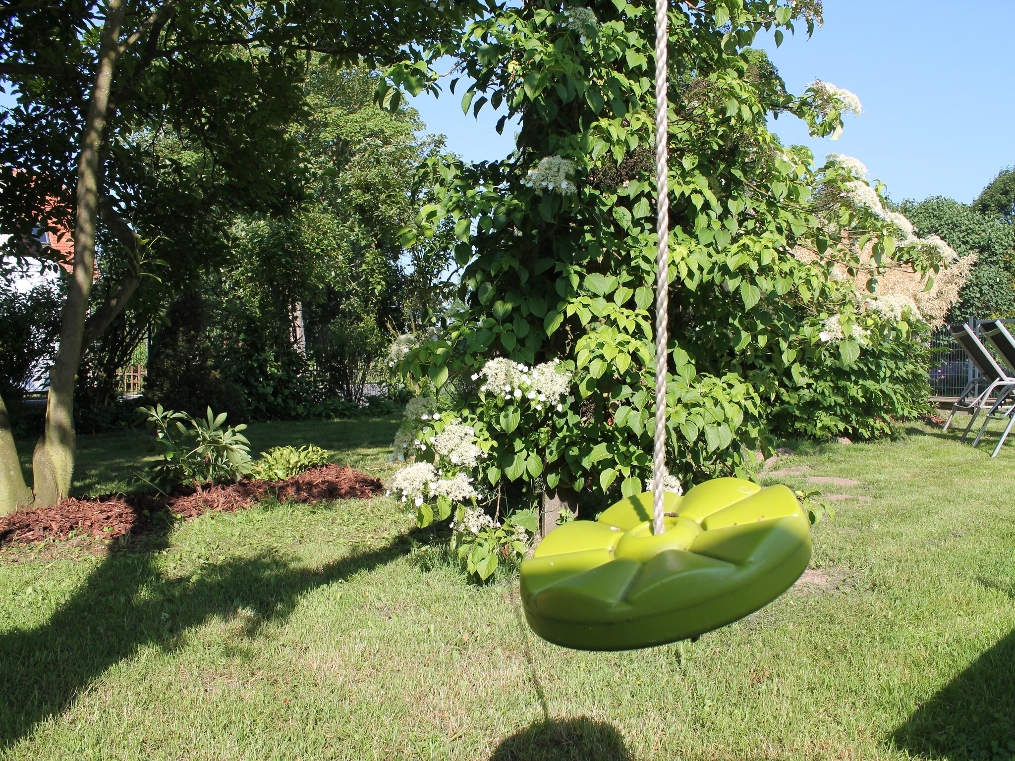 公寓 Romantische Ferienwohnung an der Ostsee mit Garten