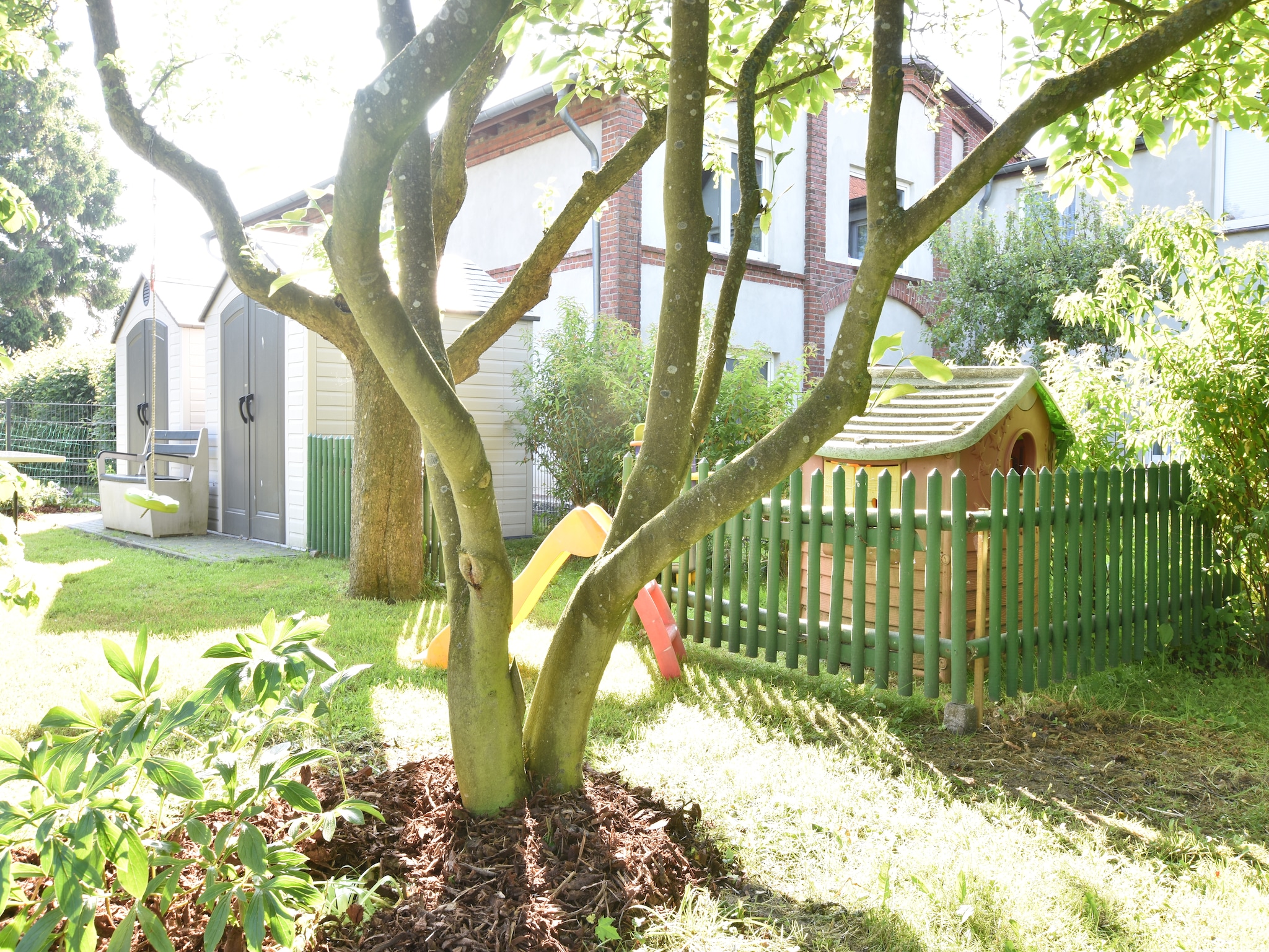 公寓 Romantische Ferienwohnung an der Ostsee mit Garten