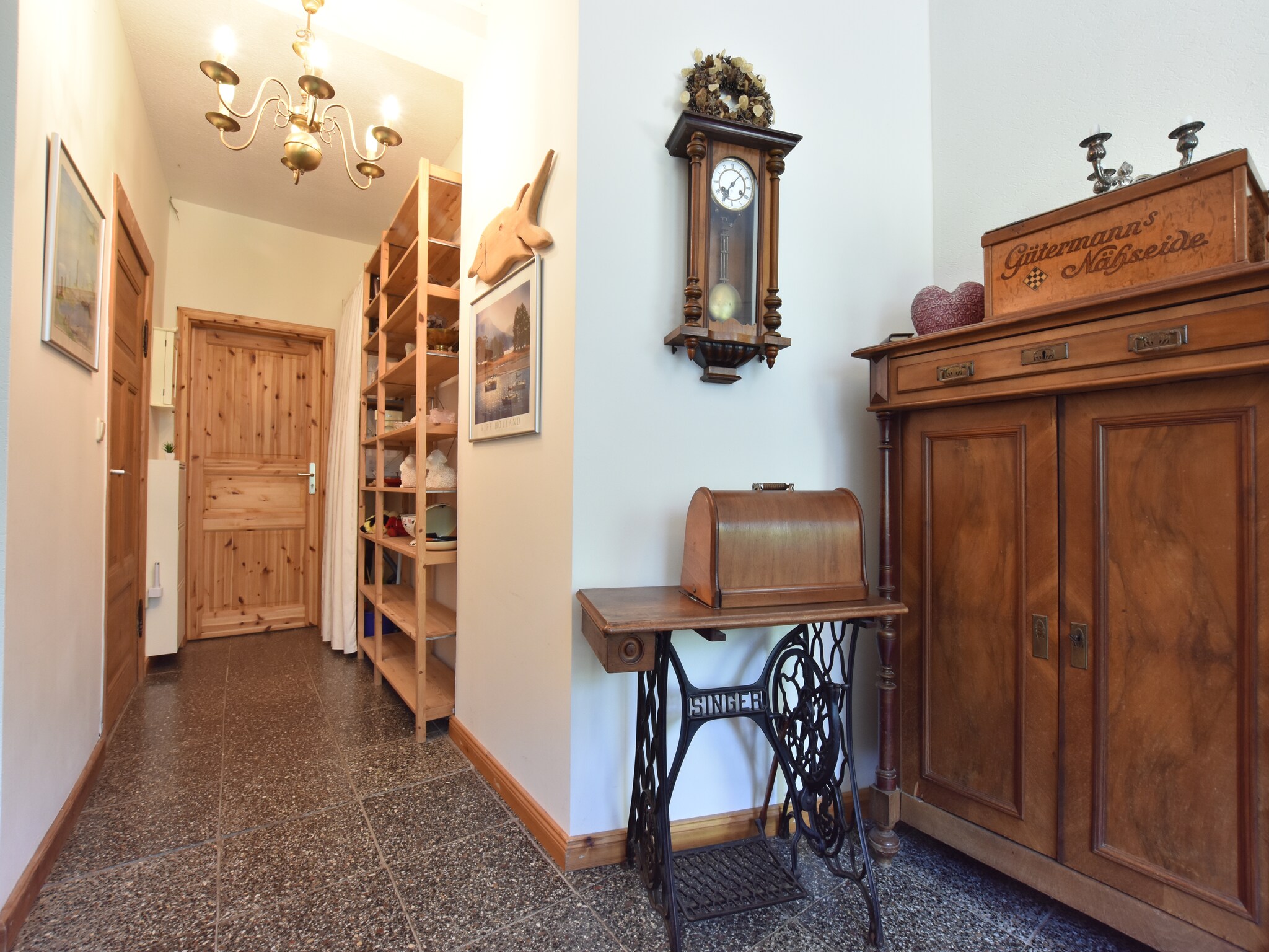 公寓 Romantische Ferienwohnung an der Ostsee mit Garten