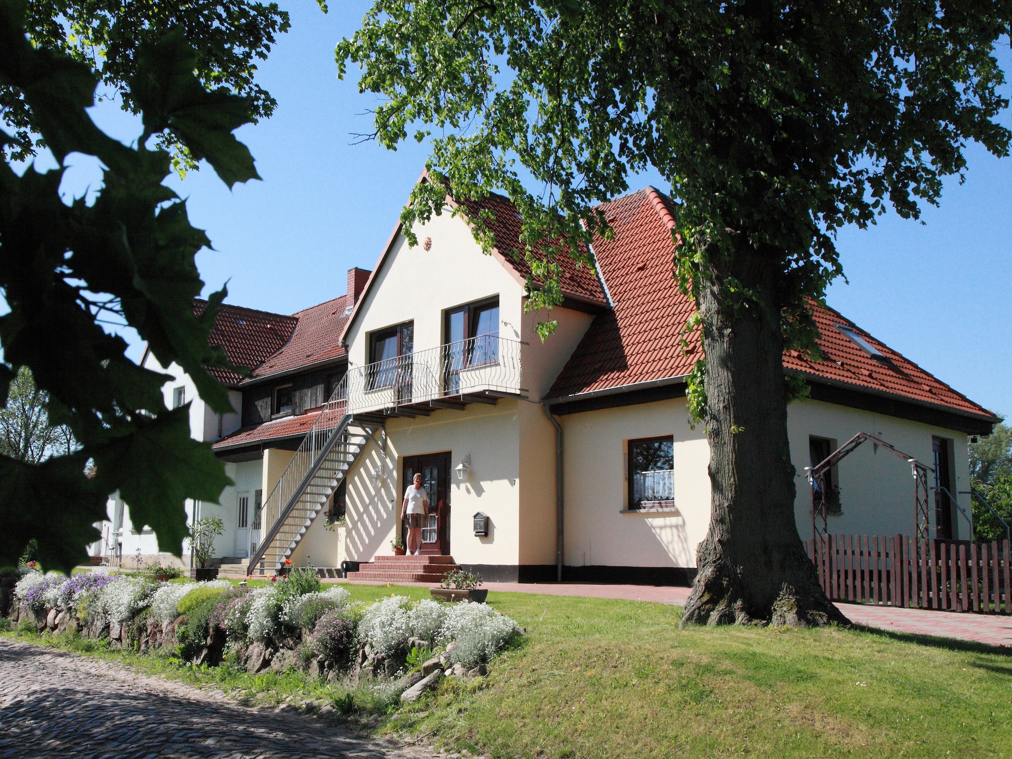 Apartment Ferienwohnung mit Gartenblick