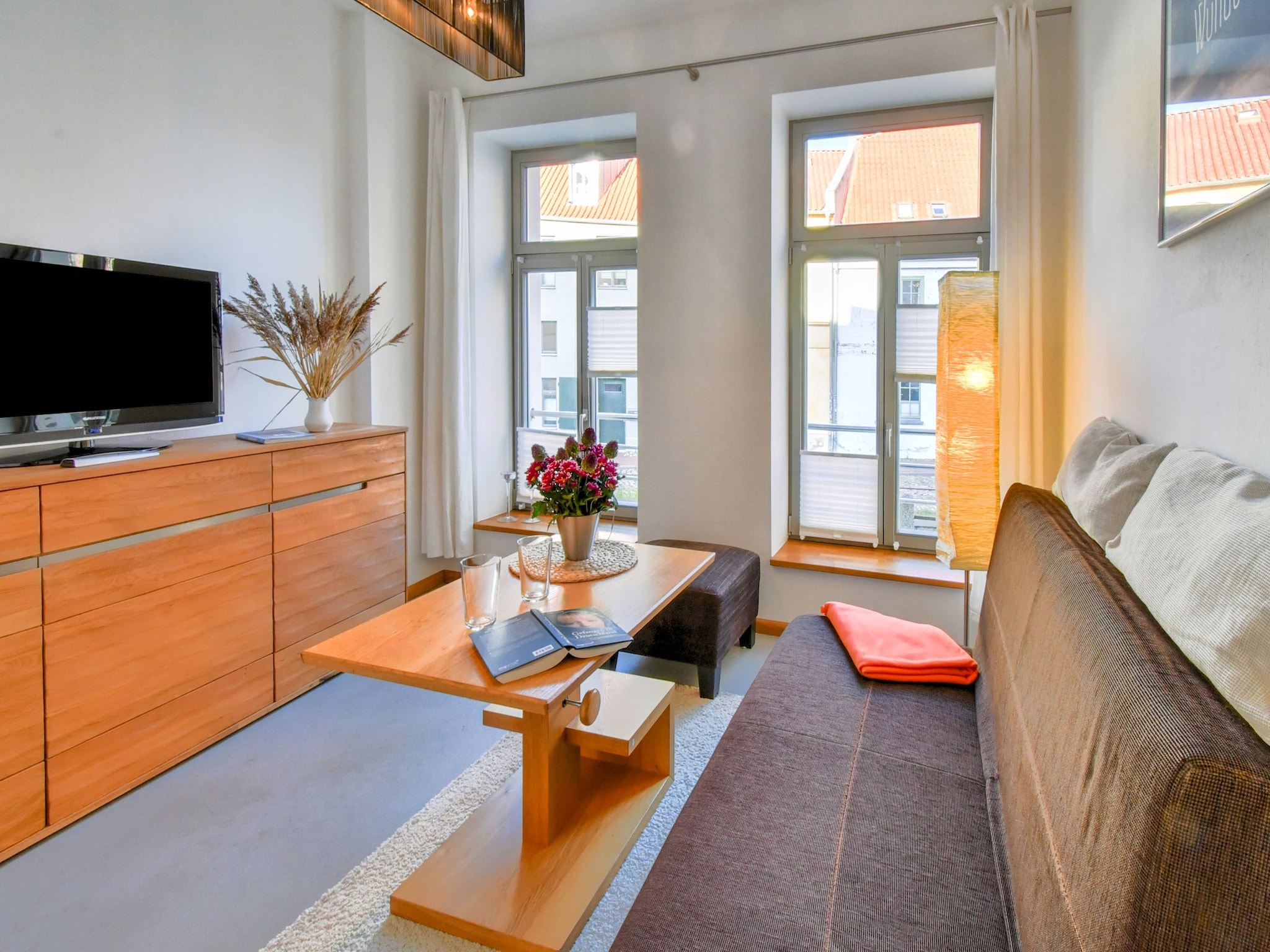 Ferienwohnung Komfortable Ferienwohnung in alter Stadtvilla Luv