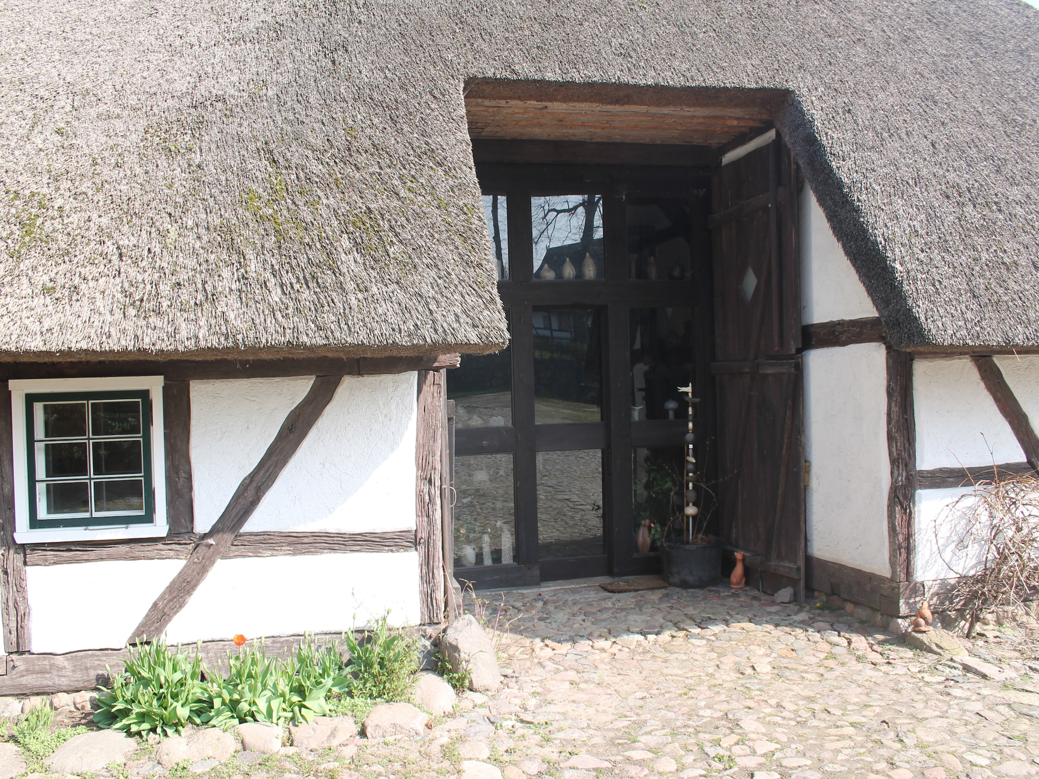 Ferienwohnung Reetdach 4 Linden