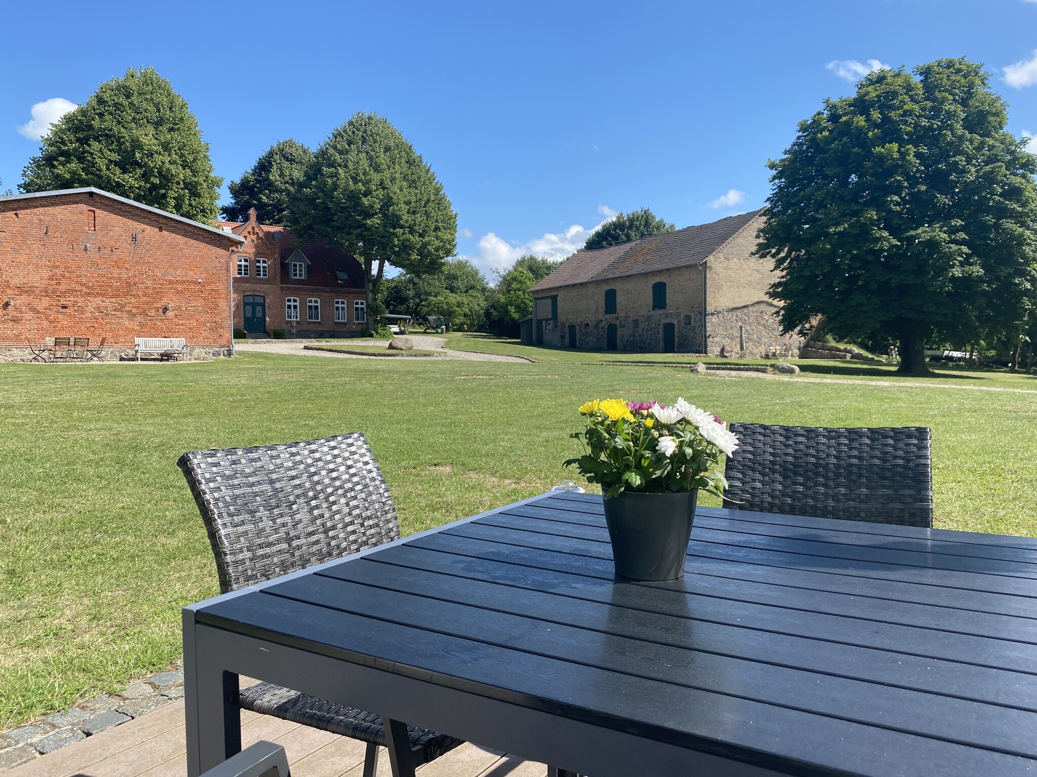   Ferienhaus Im Gutshofpark mit Sauna