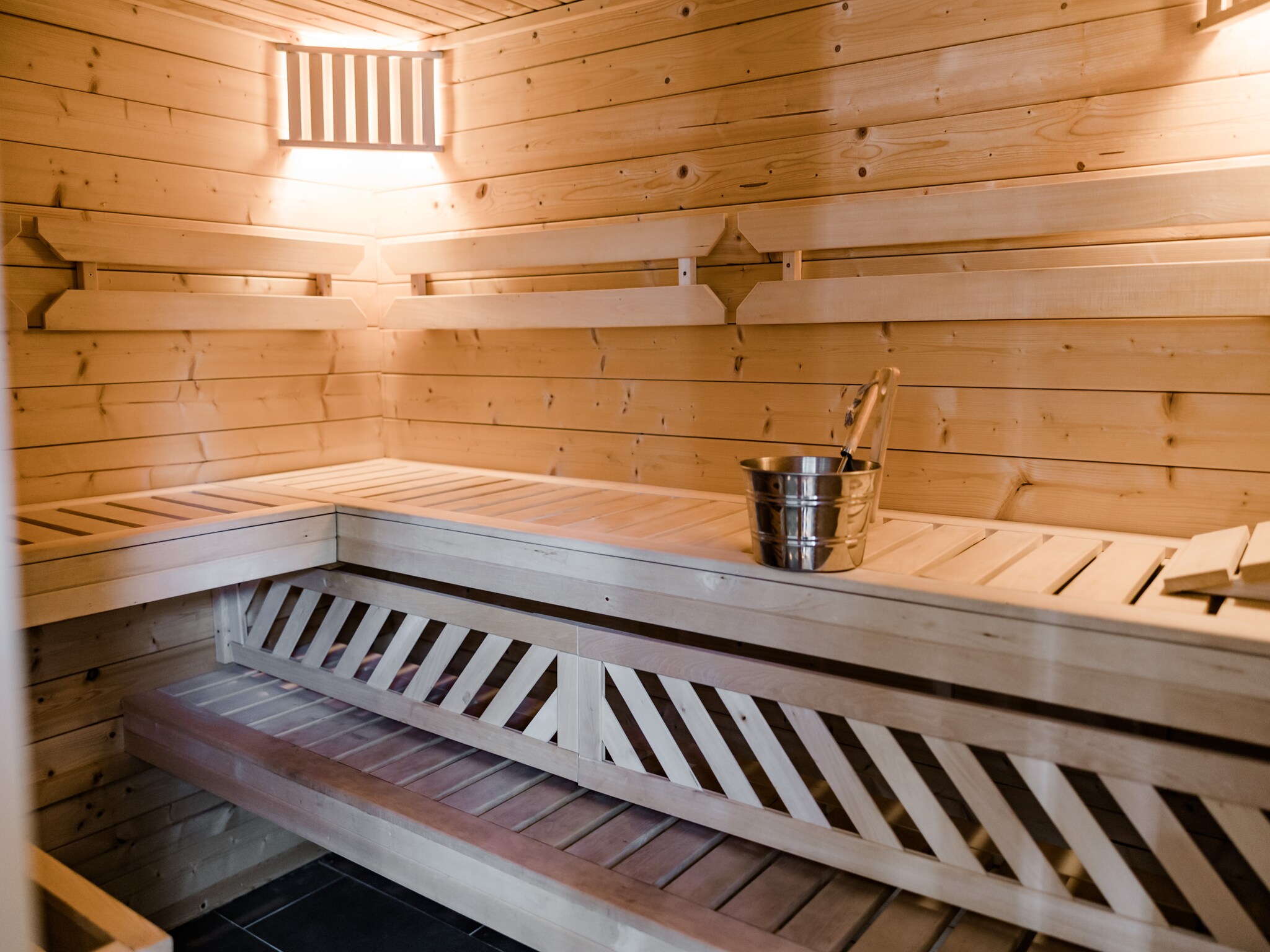   Ferienhaus Im Gutshofpark mit Sauna