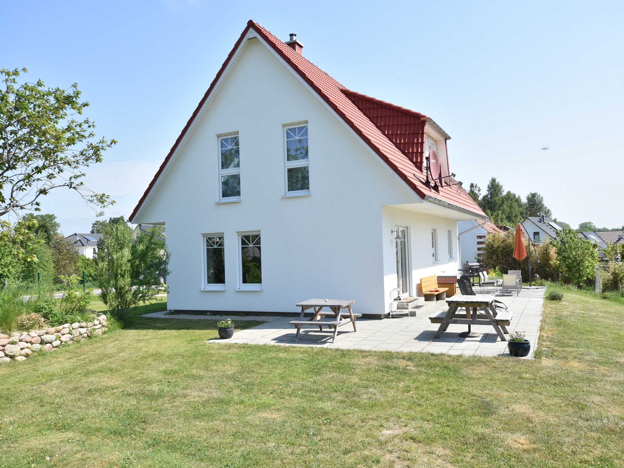   Ferienhaus nahe Insel Poel mit Kamin Terrasse und