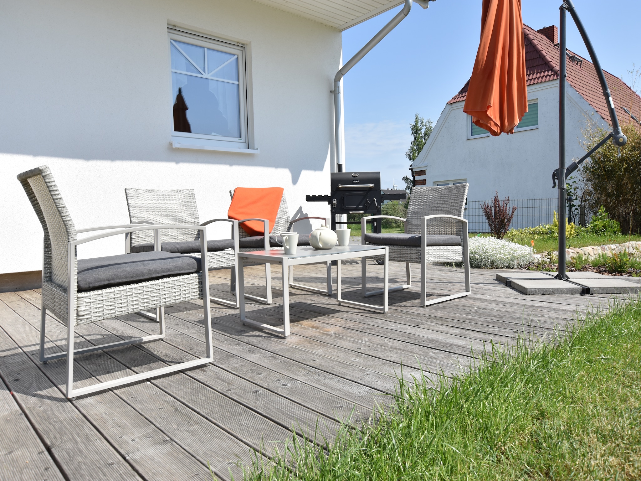   Ferienhaus nahe Insel Poel mit Kamin Terrasse und