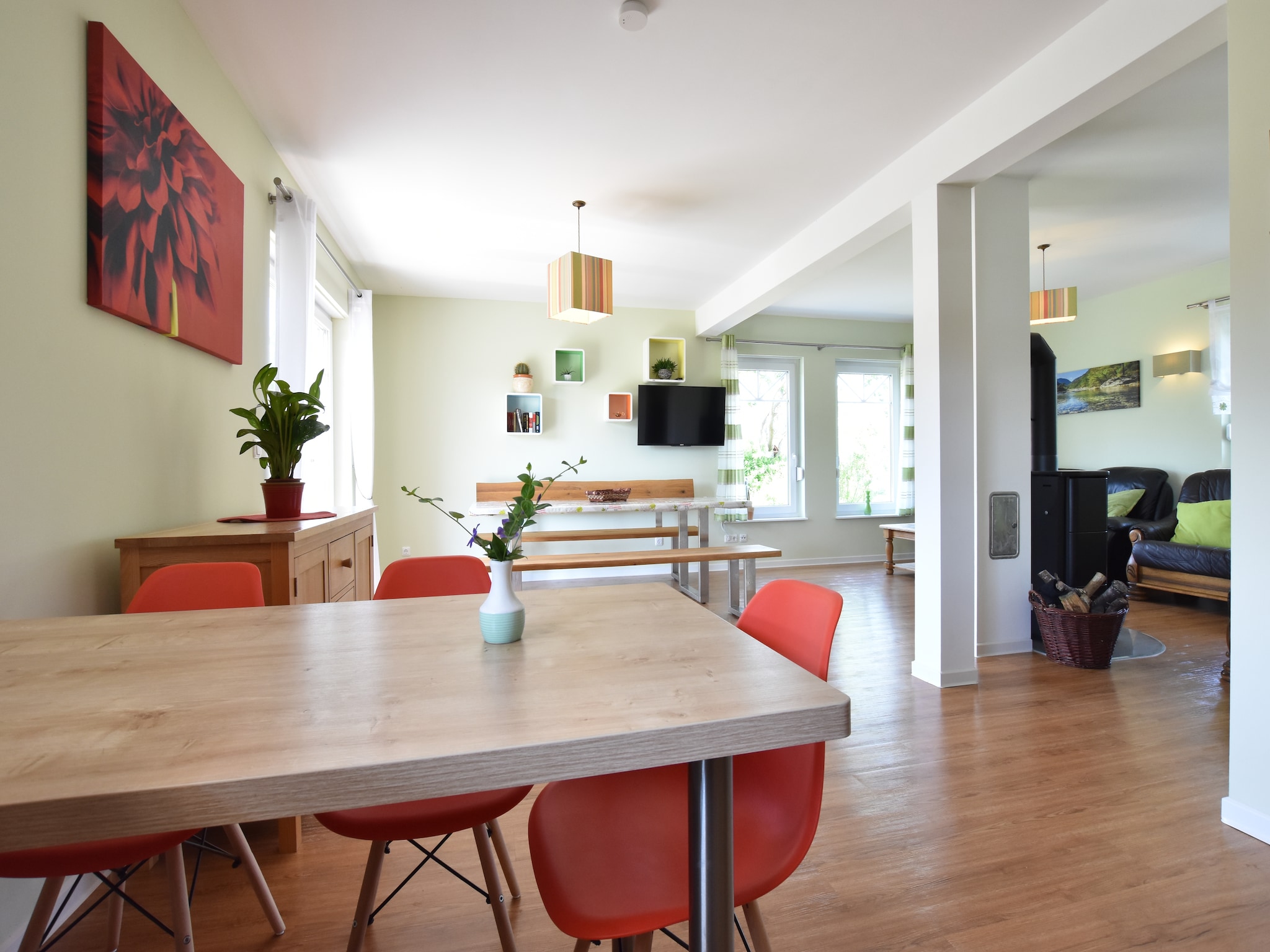   Ferienhaus nahe Insel Poel mit Kamin Terrasse und