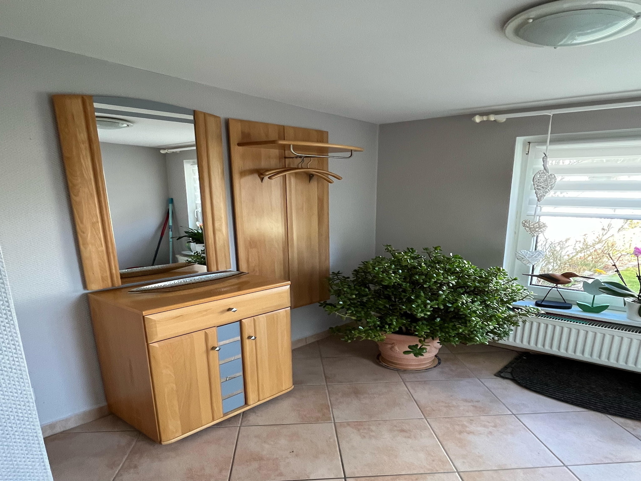   Hohenkirchen mit Garten Terrasse und Strandkorb