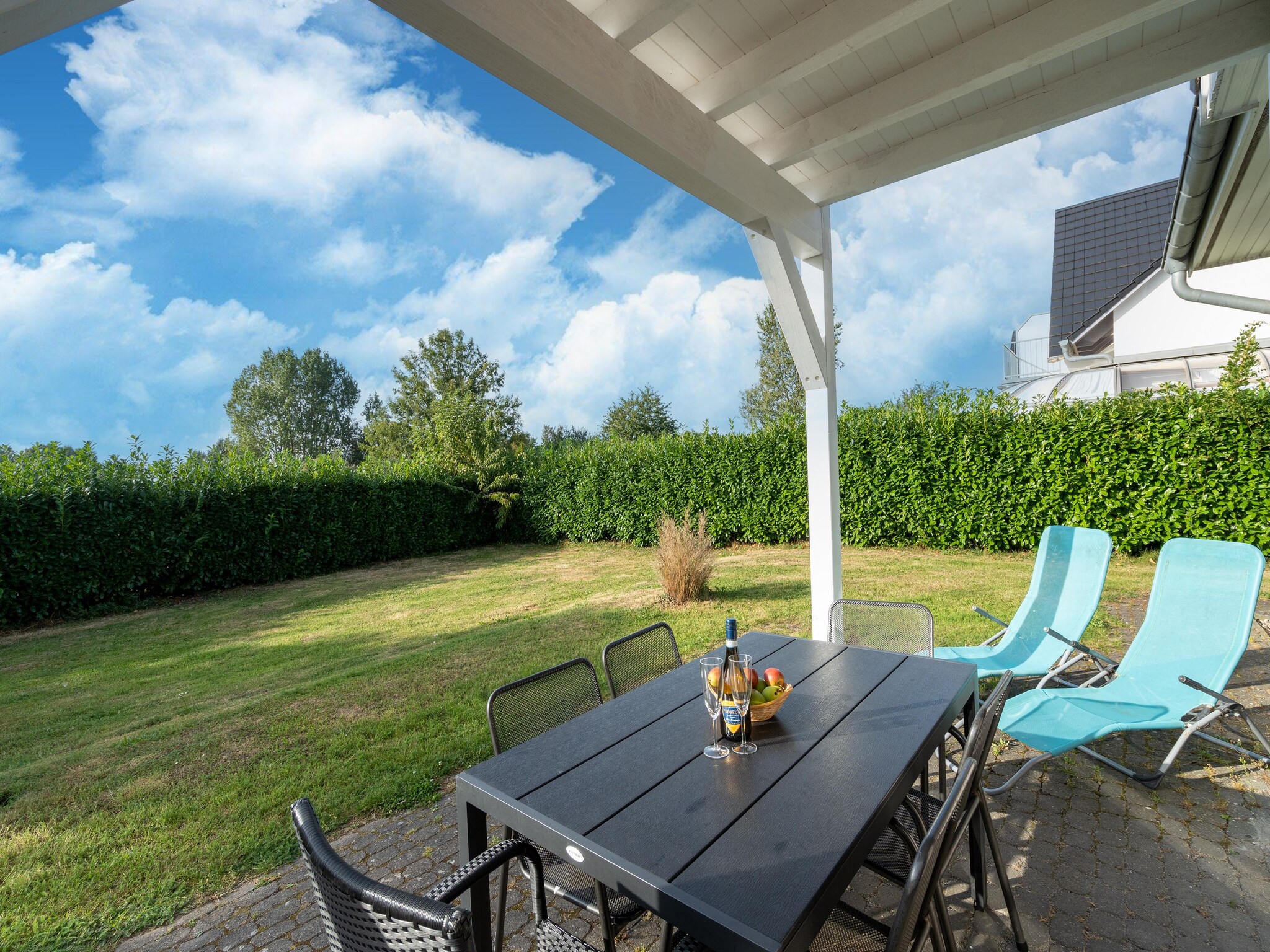 Ferienwohnung Minihus - Obergeschoss mit Balkon