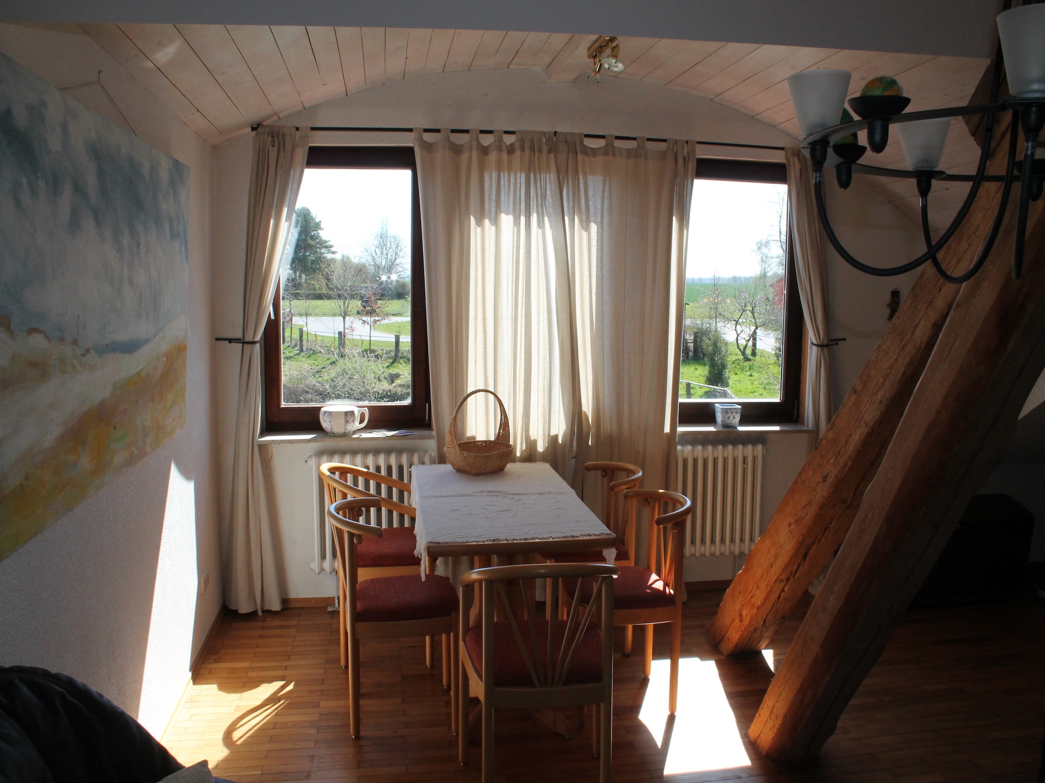 Appartement Familienferien mit ganz viel Platz innen und au&#2