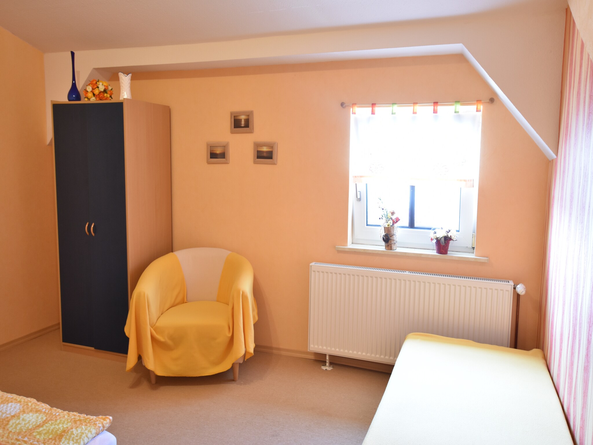 Ferienwohnung Altes Bauernhaus / Hofblick