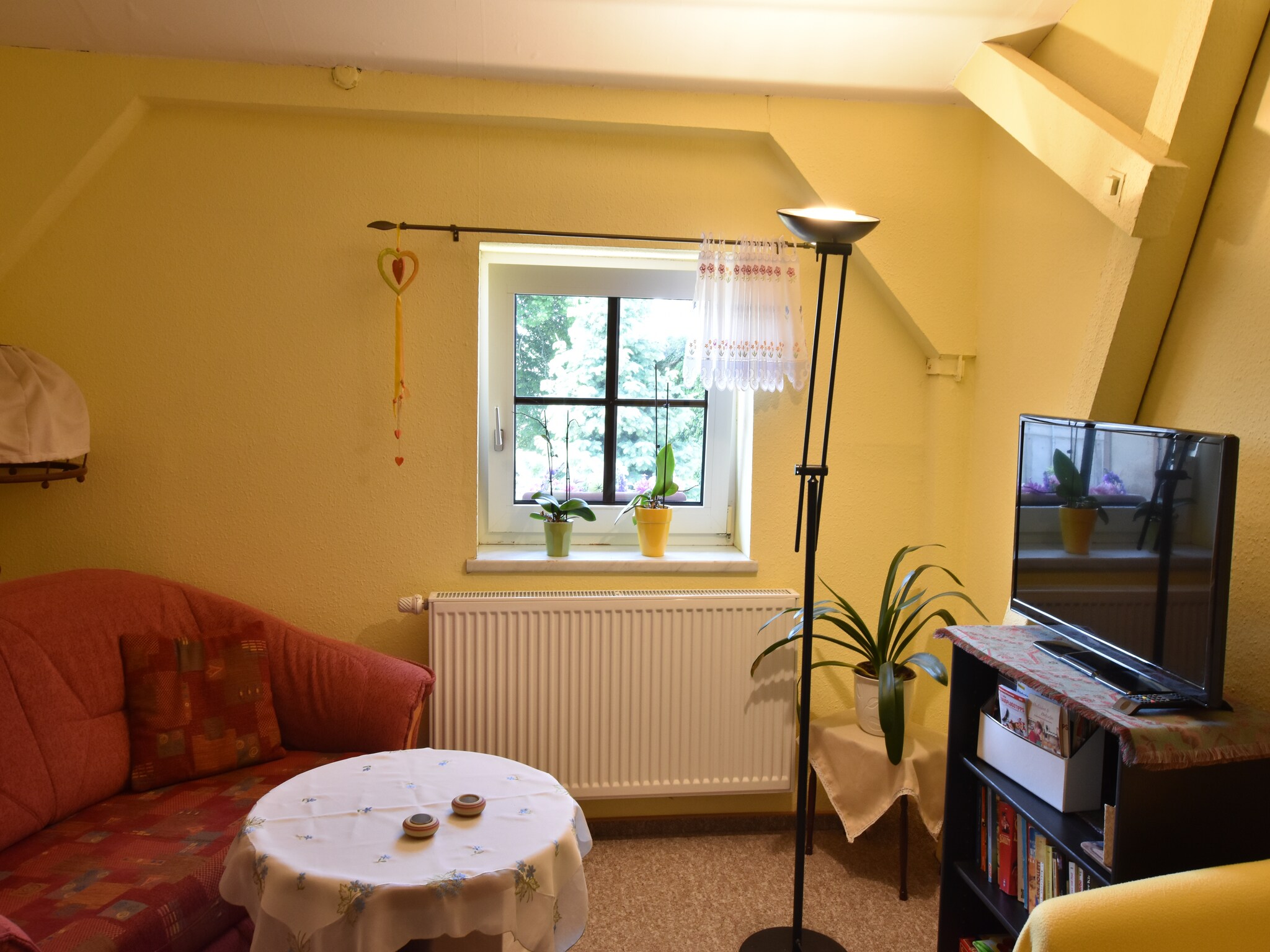 Ferienwohnung Altes Bauernhaus / Hofblick