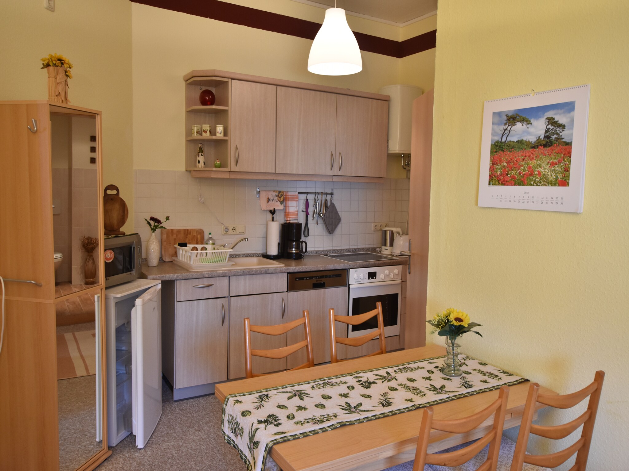 Ferienwohnung Altes Bauernhaus / Hofblick
