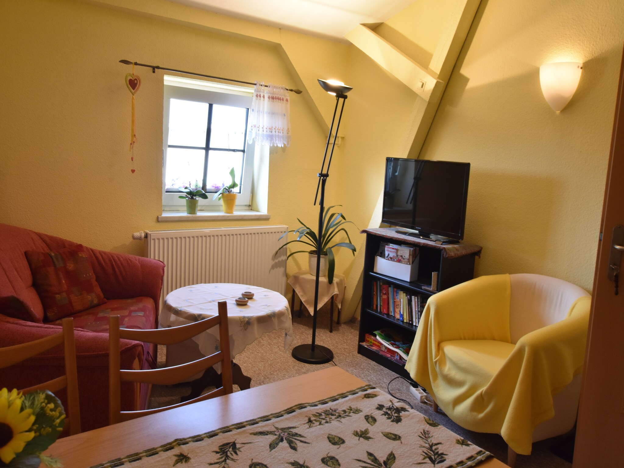 Ferienwohnung Altes Bauernhaus / Hofblick