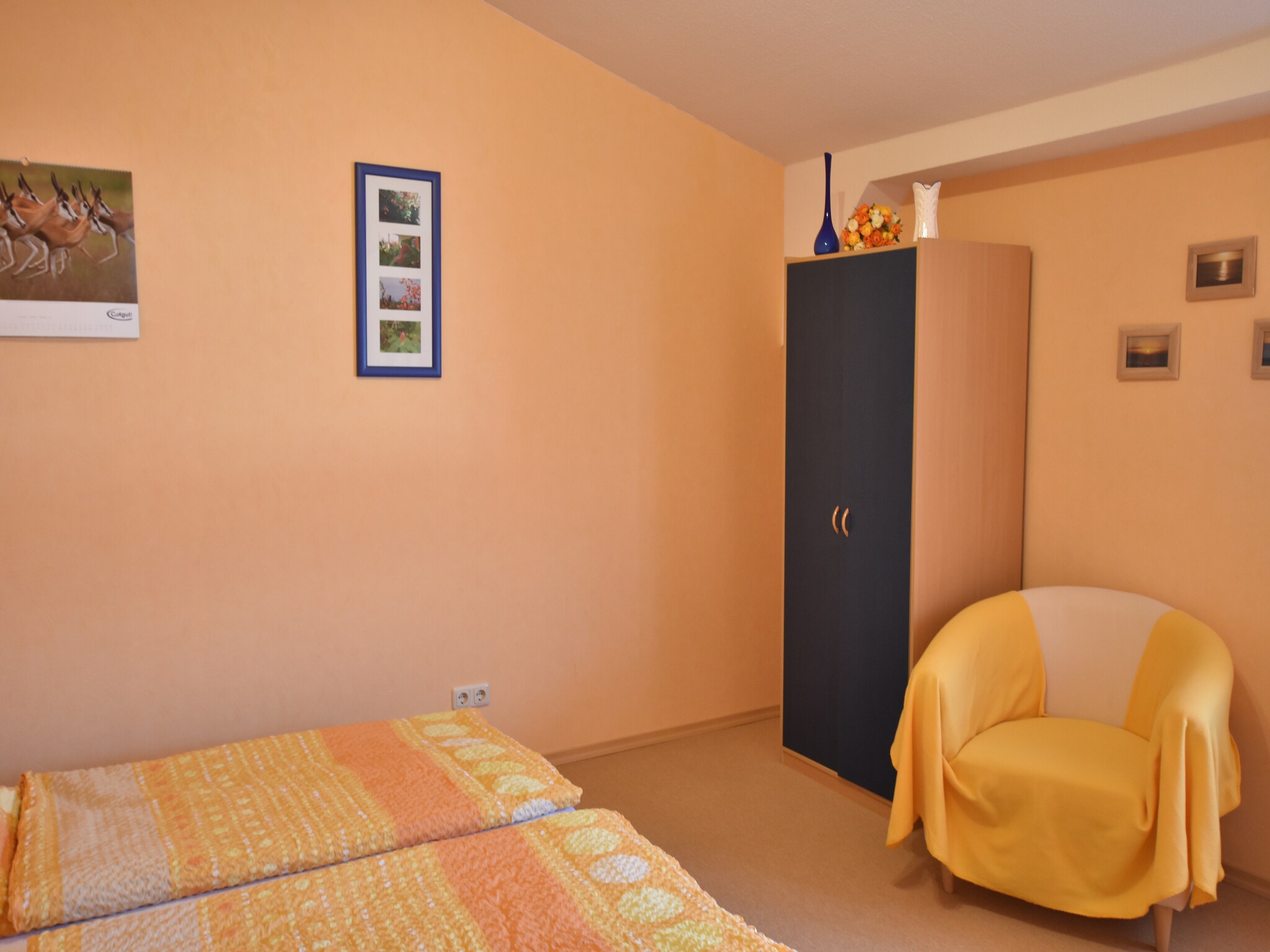 Ferienwohnung Altes Bauernhaus / Hofblick