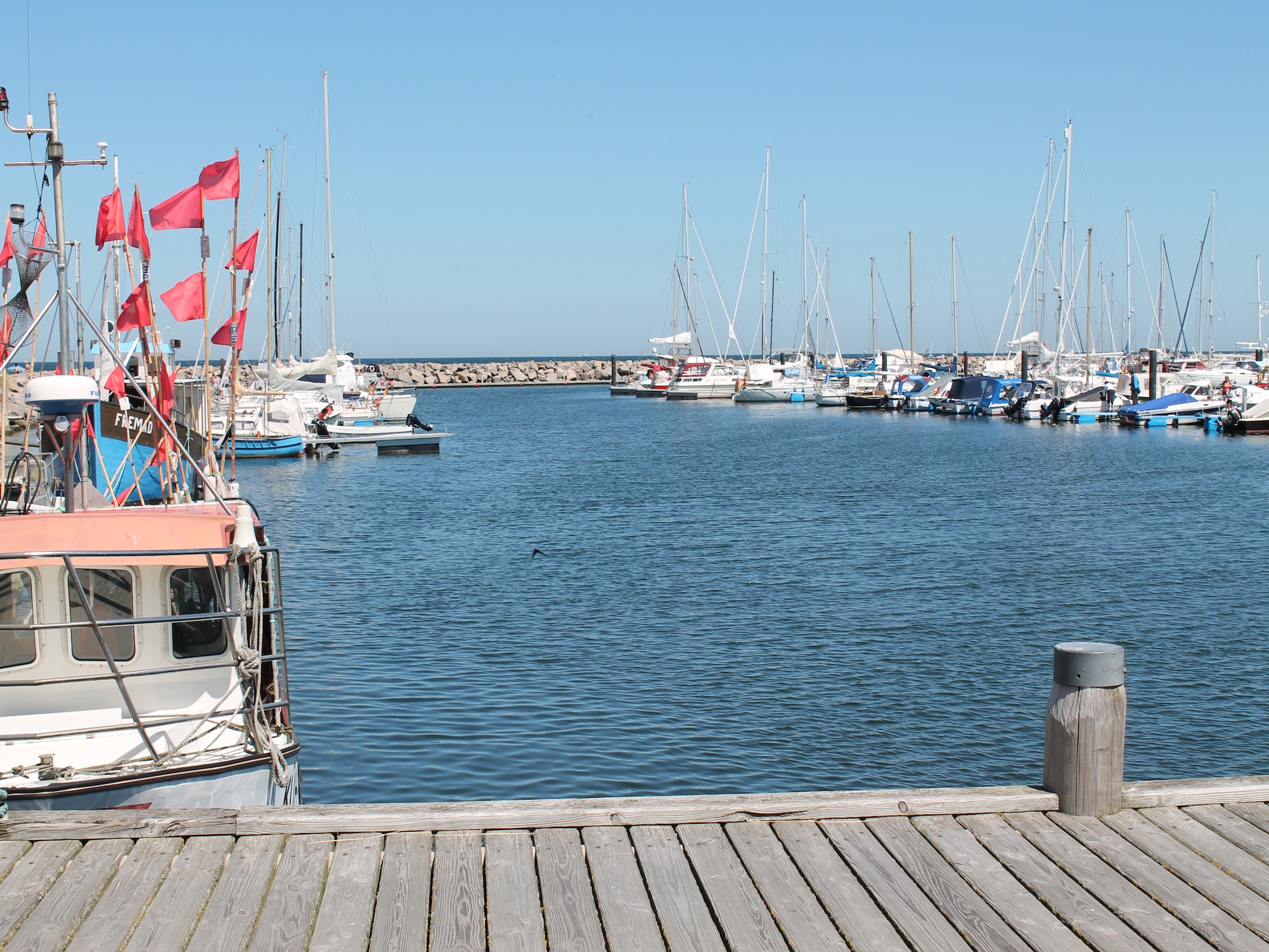 Apartment Urlaub im Landhaus an der Ostsee mit Garten