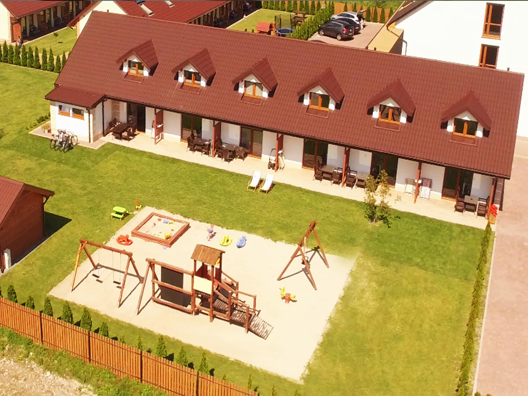   Two-level modern apartments