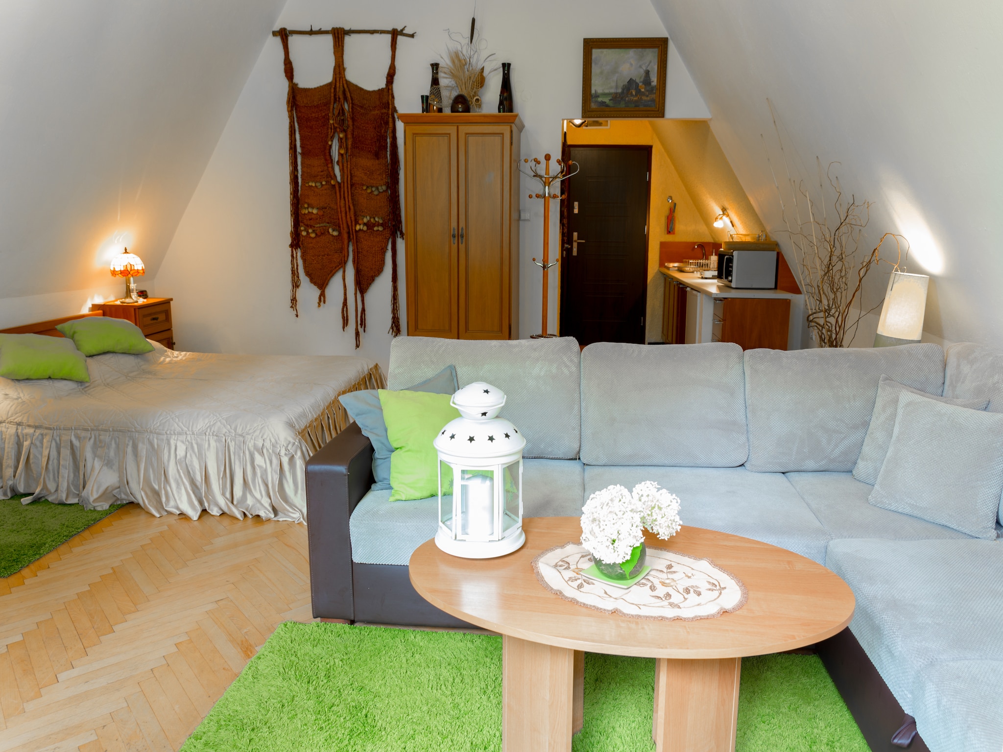 Lomahuoneisto Apartment in a house in the countryside