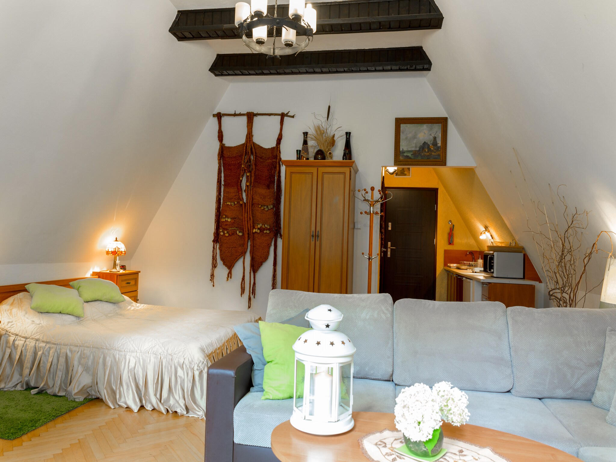Lomahuoneisto Apartment in a house in the countryside