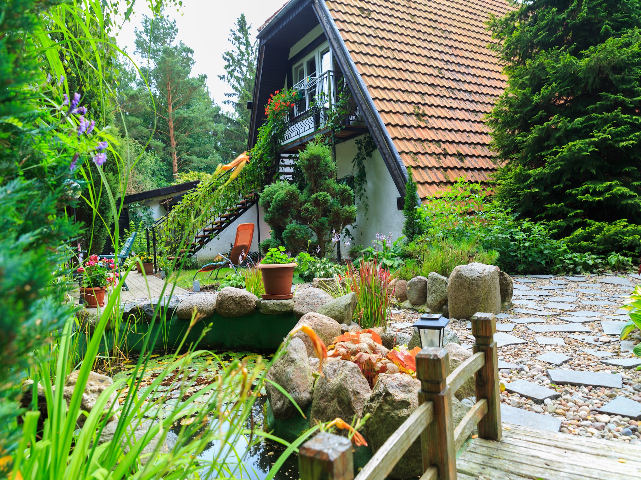 Lomahuoneisto Apartment in a house in the countryside