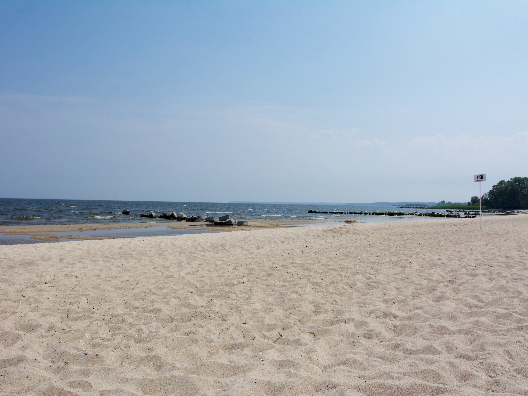   Ferienhaus Ahlbeck am Haff - Schlafen unter Reet /