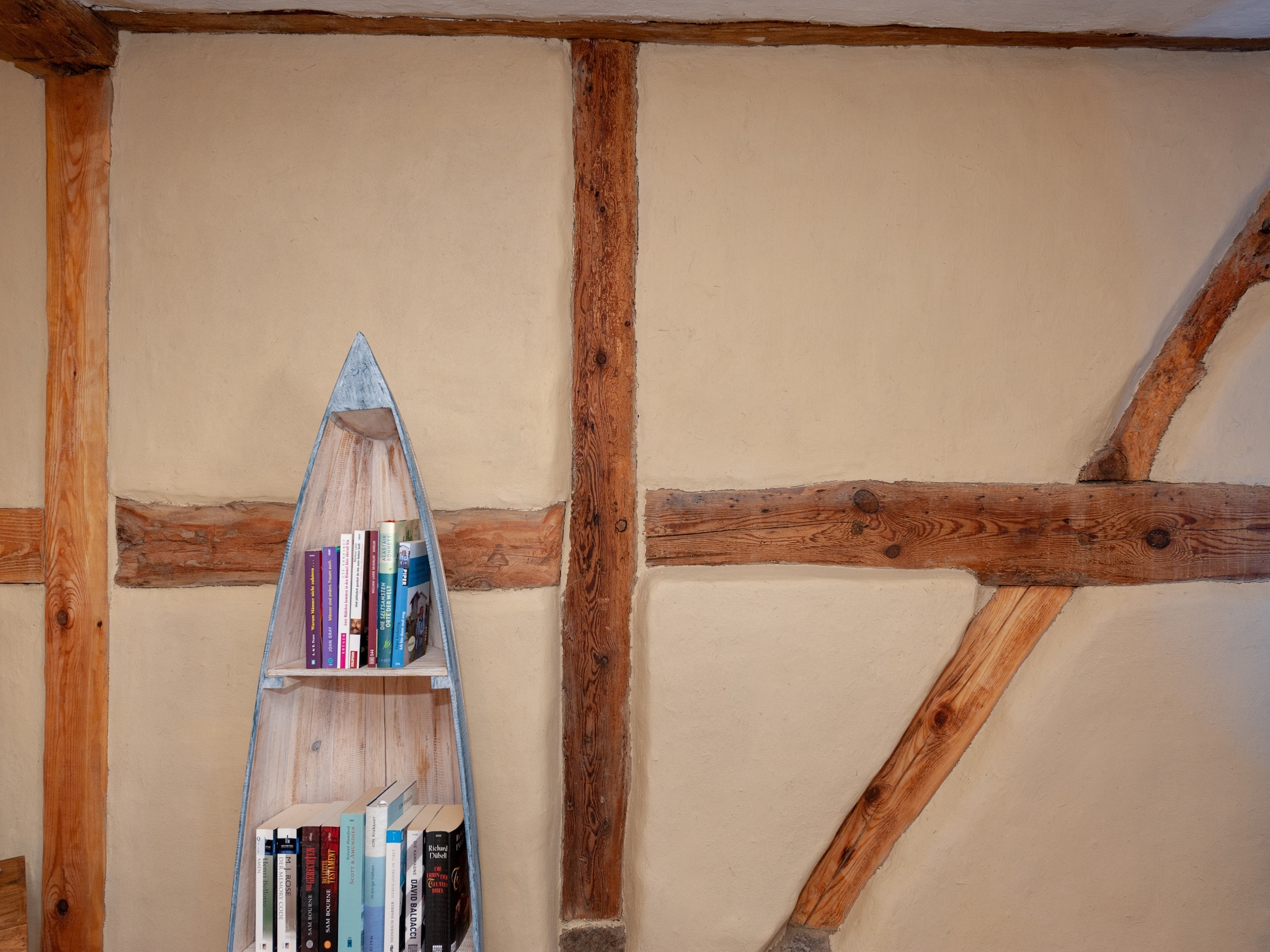   Ferienhaus Ahlbeck am Haff - Schlafen unter Reet /