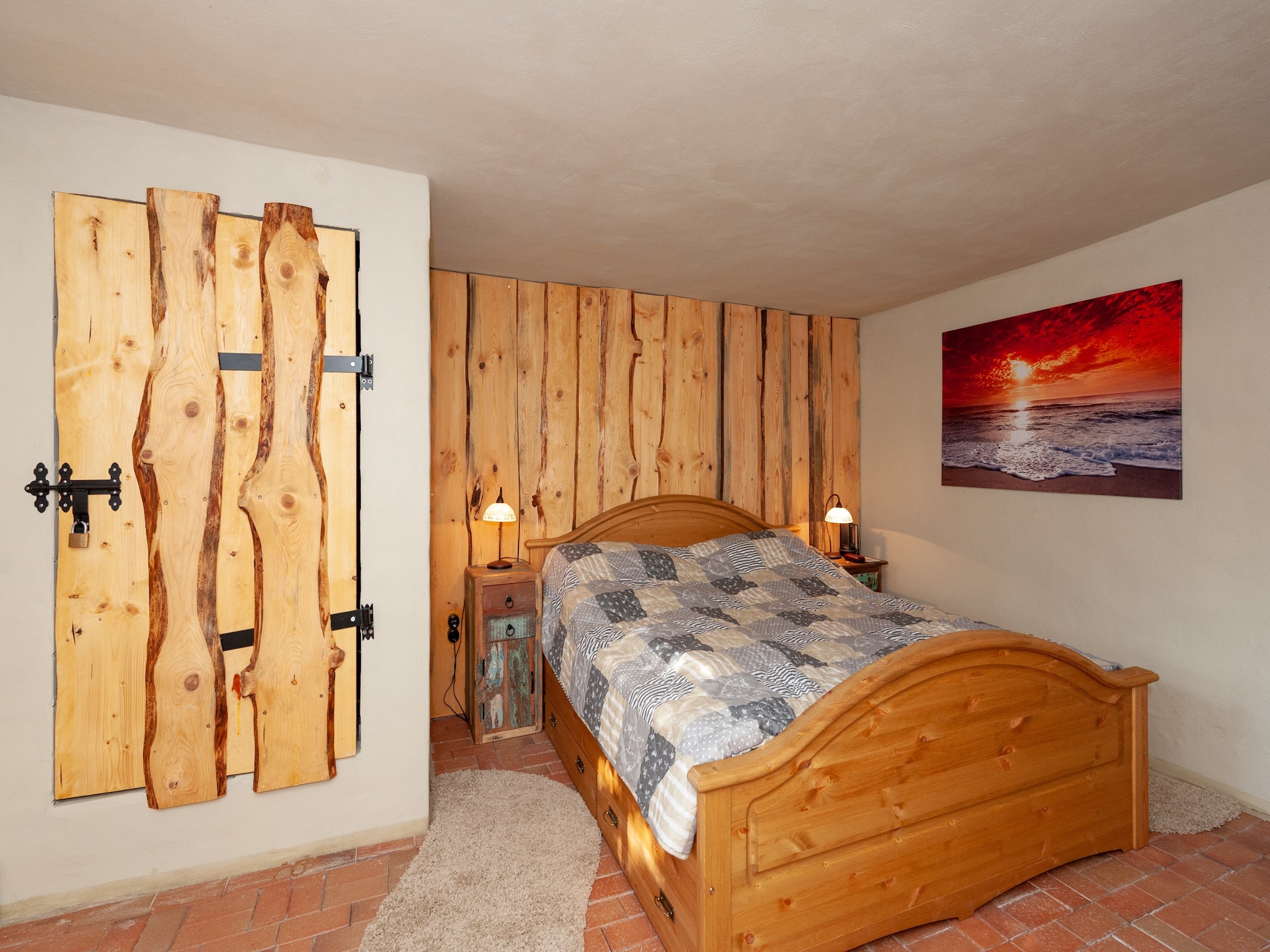   Ferienhaus Ahlbeck am Haff - Schlafen unter Reet /