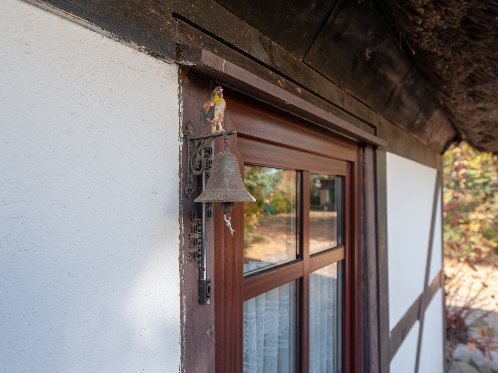   Ferienhaus Ahlbeck am Haff - Schlafen unter Reet /
